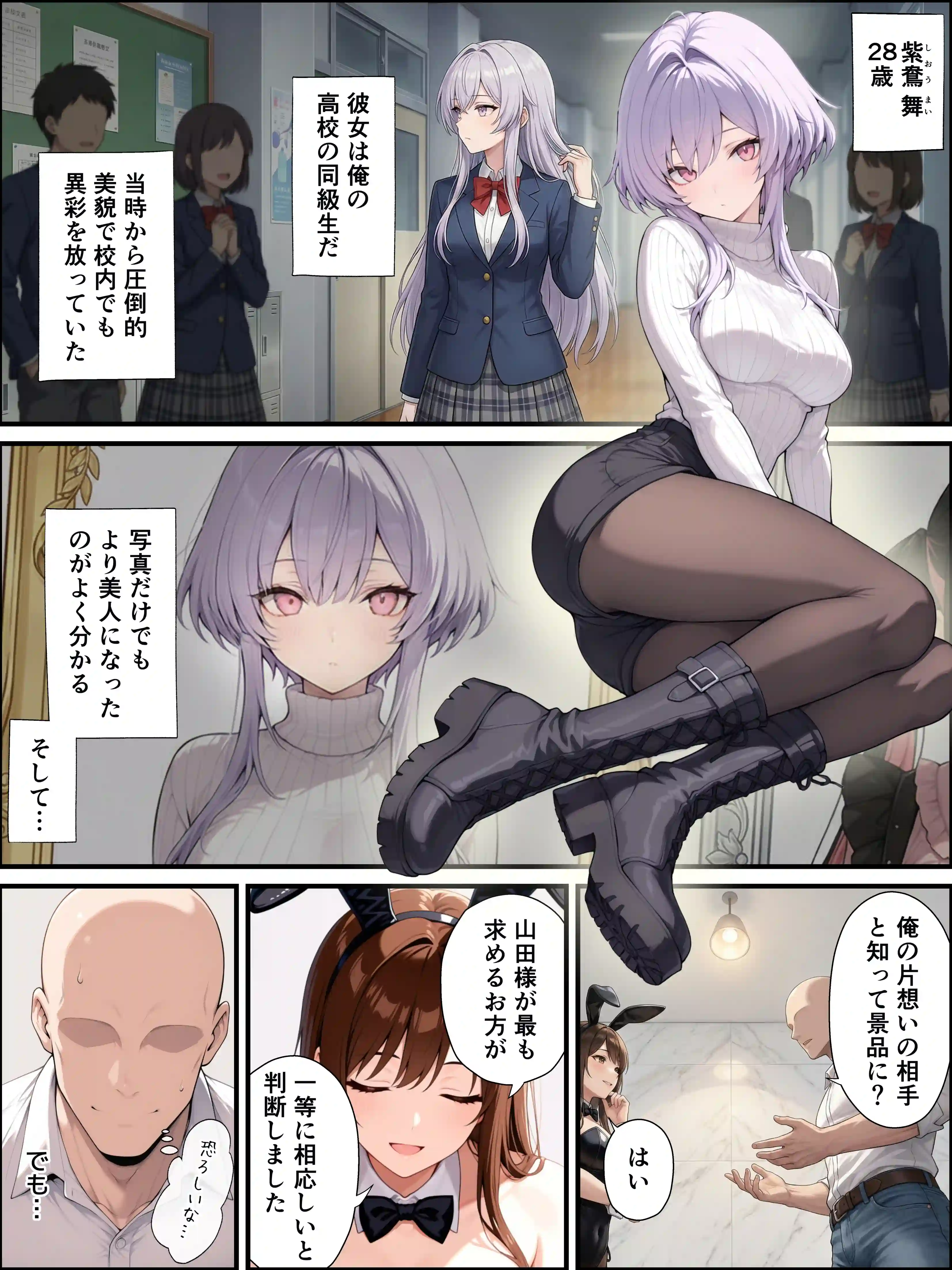 一獲千女〜女が当たる宝くじで一等を当てた男〜【片想いしていた同級生編】 - 010