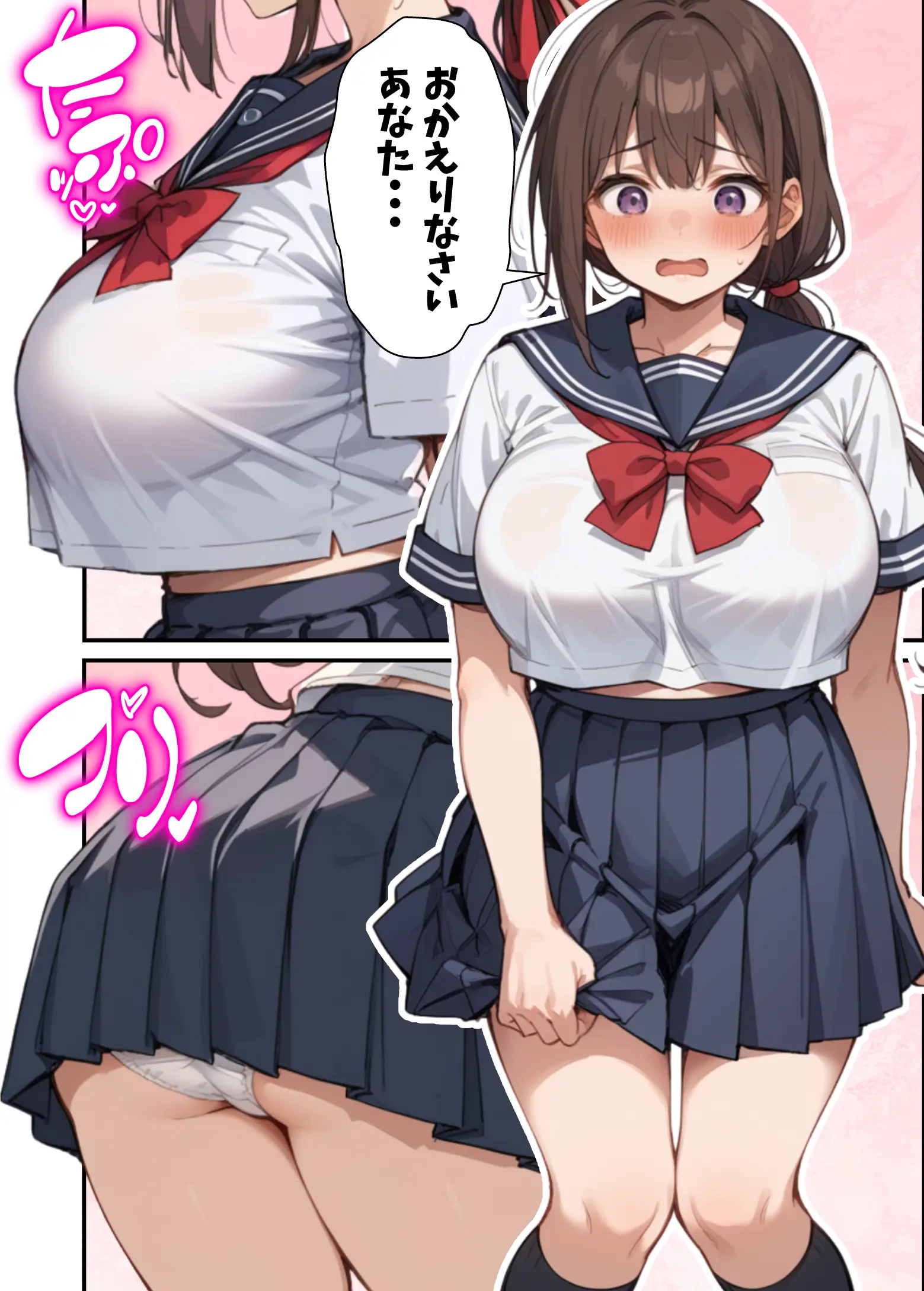 セックスレスに悩む若妻（30）12年ぶりに制服を着てイチャラブセックスする - 011