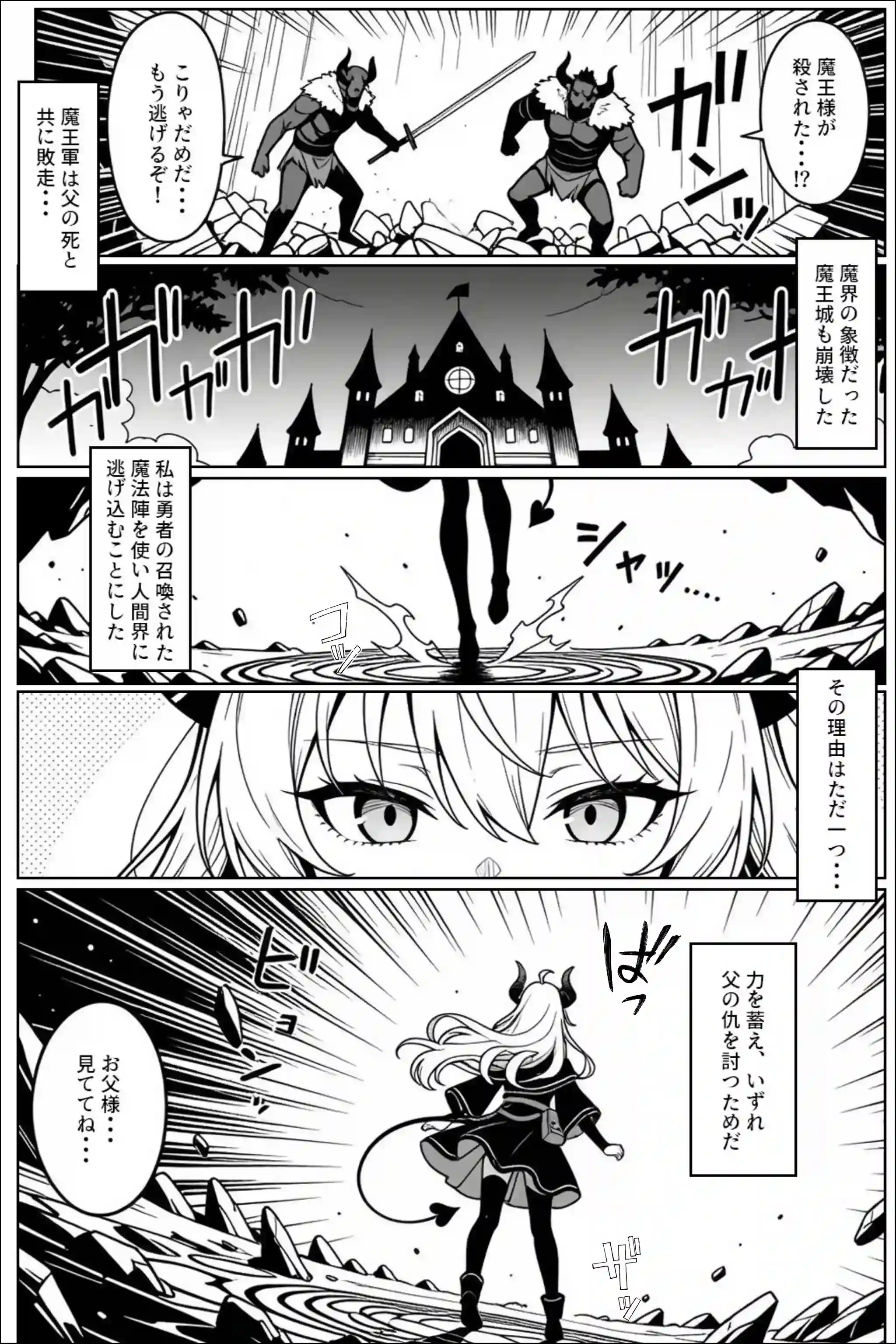 魔王の娘のサキュバスをメンエスで討伐する話 - 005