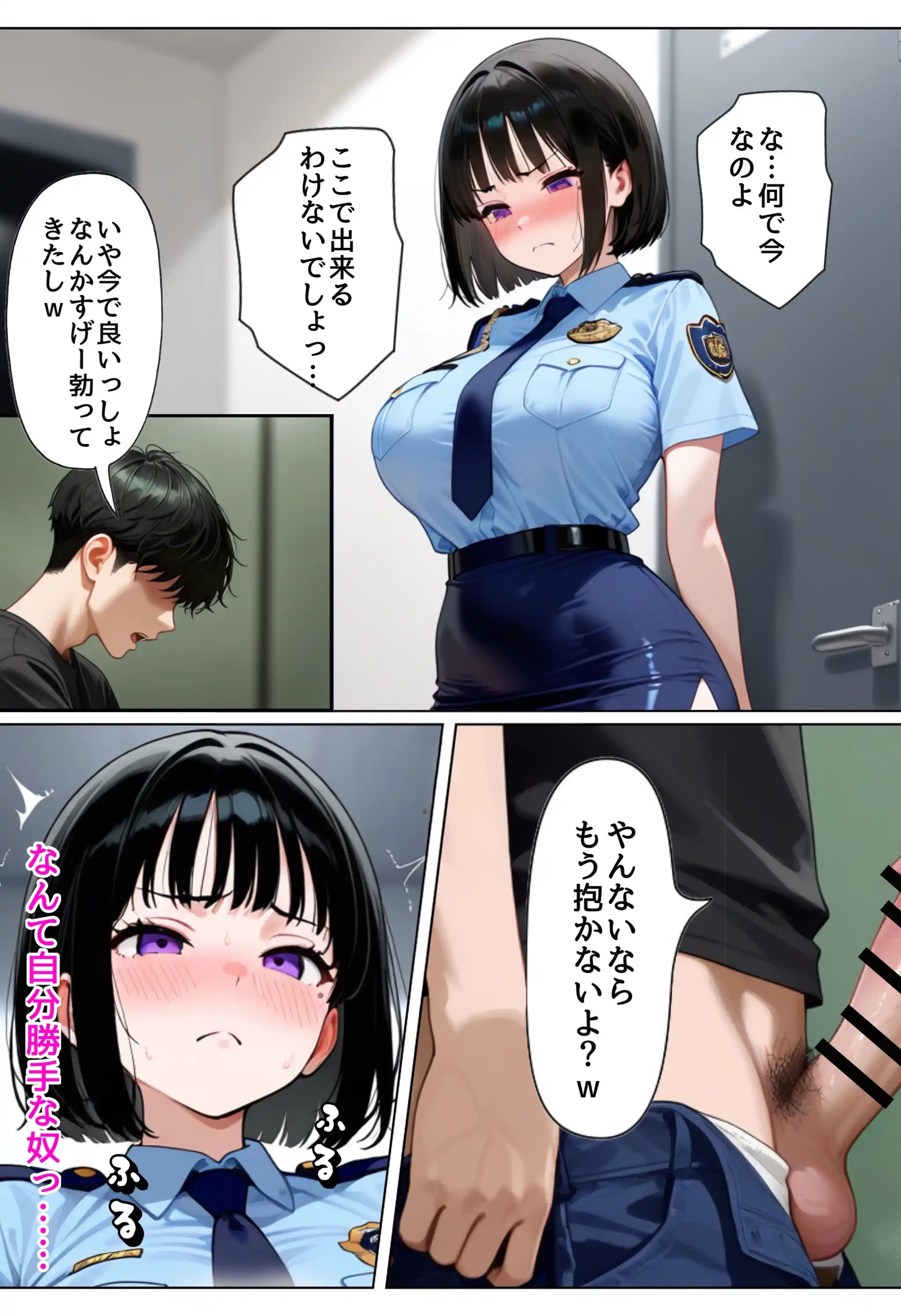 強気な裏アカ警察官を潮だくセックスでわからせたので再教育して完堕ちさせる話 - 030