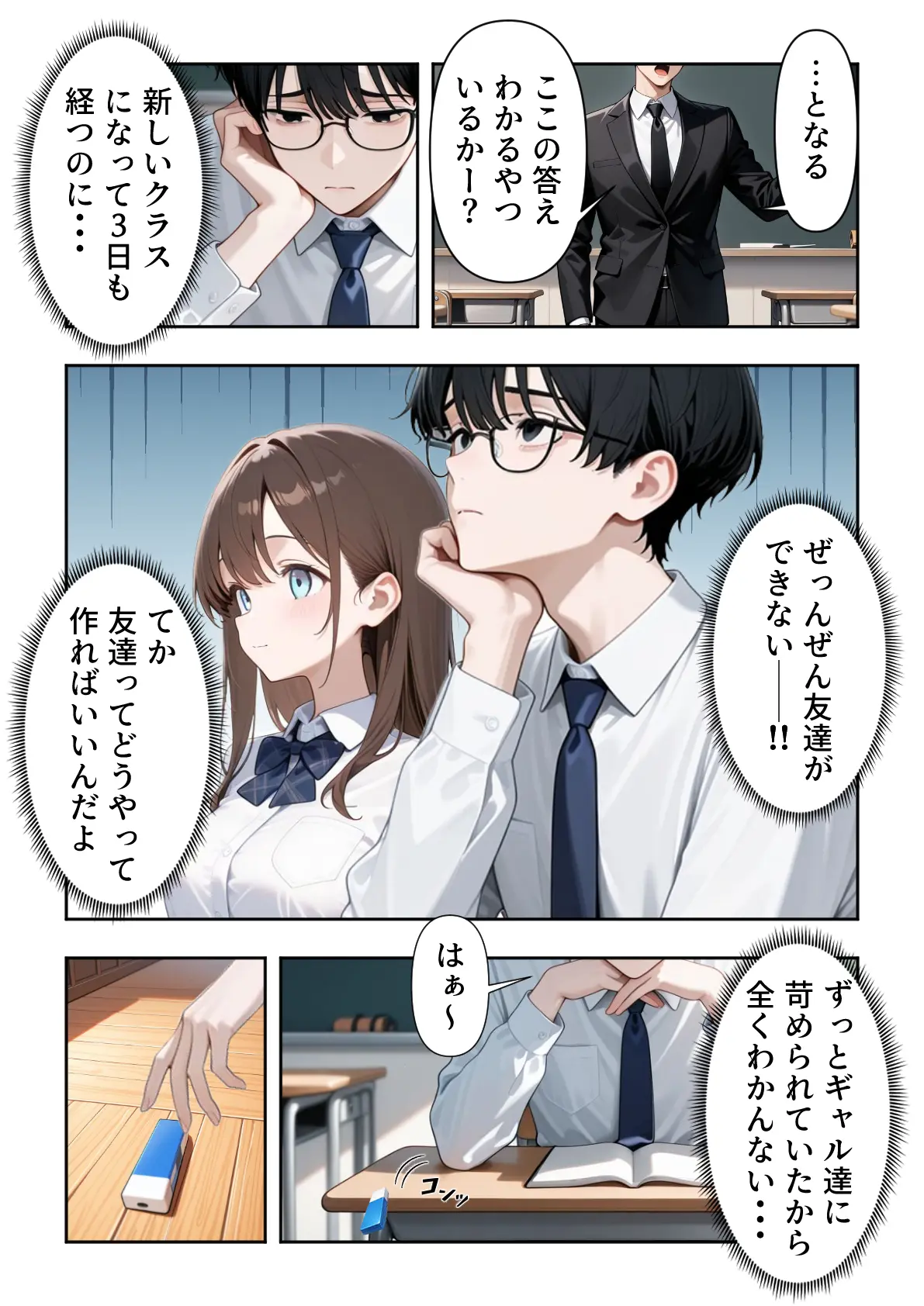 いじめられていた陰キャのボクが1軍ギャル達に中出し報復する話 〜メス堕ちリバース - 006