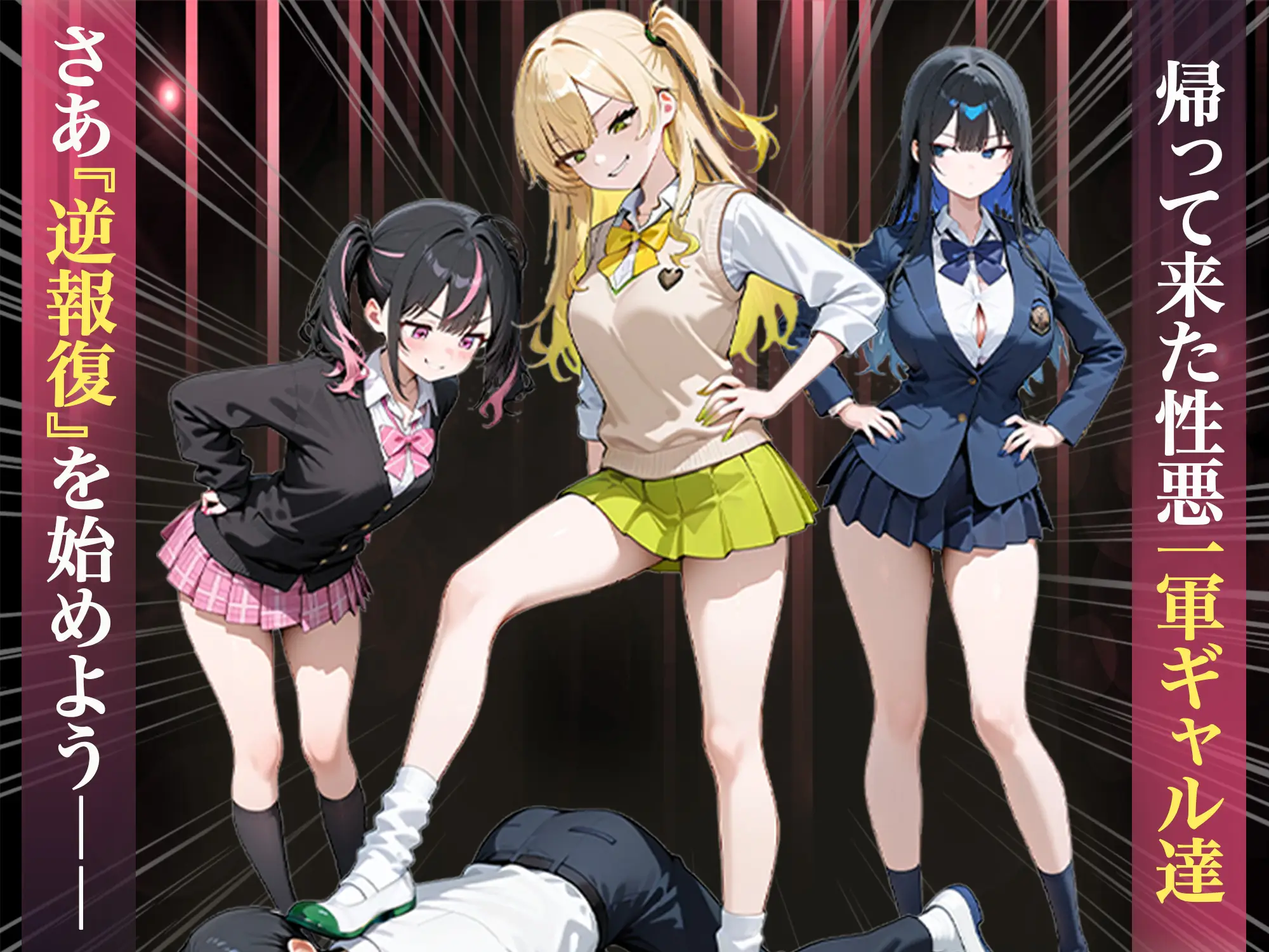 いじめられていた陰キャのボクが1軍ギャル達に中出し報復する話 〜メス堕ちリバース - 020