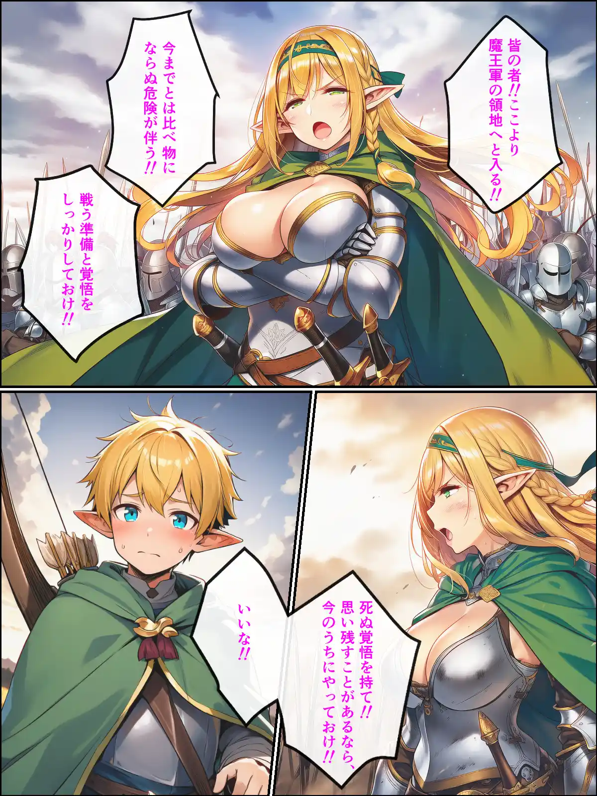 異世界転生して美人巨乳エルフ親子とらぶらぶセックスする話2 〜母編〜 - 028