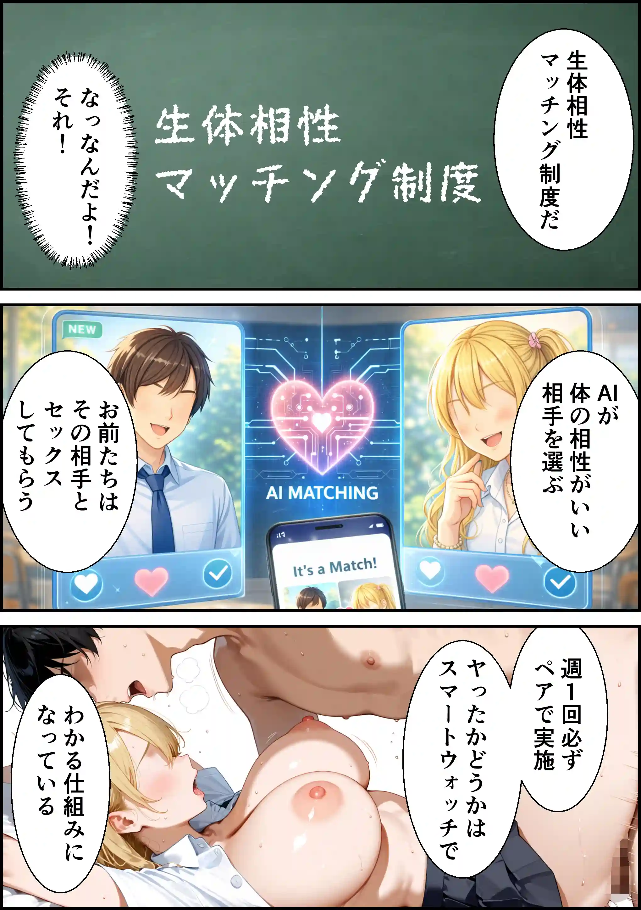 常識改変AIマッチング毒舌クールギャルをメス堕ちさせた話 - 017