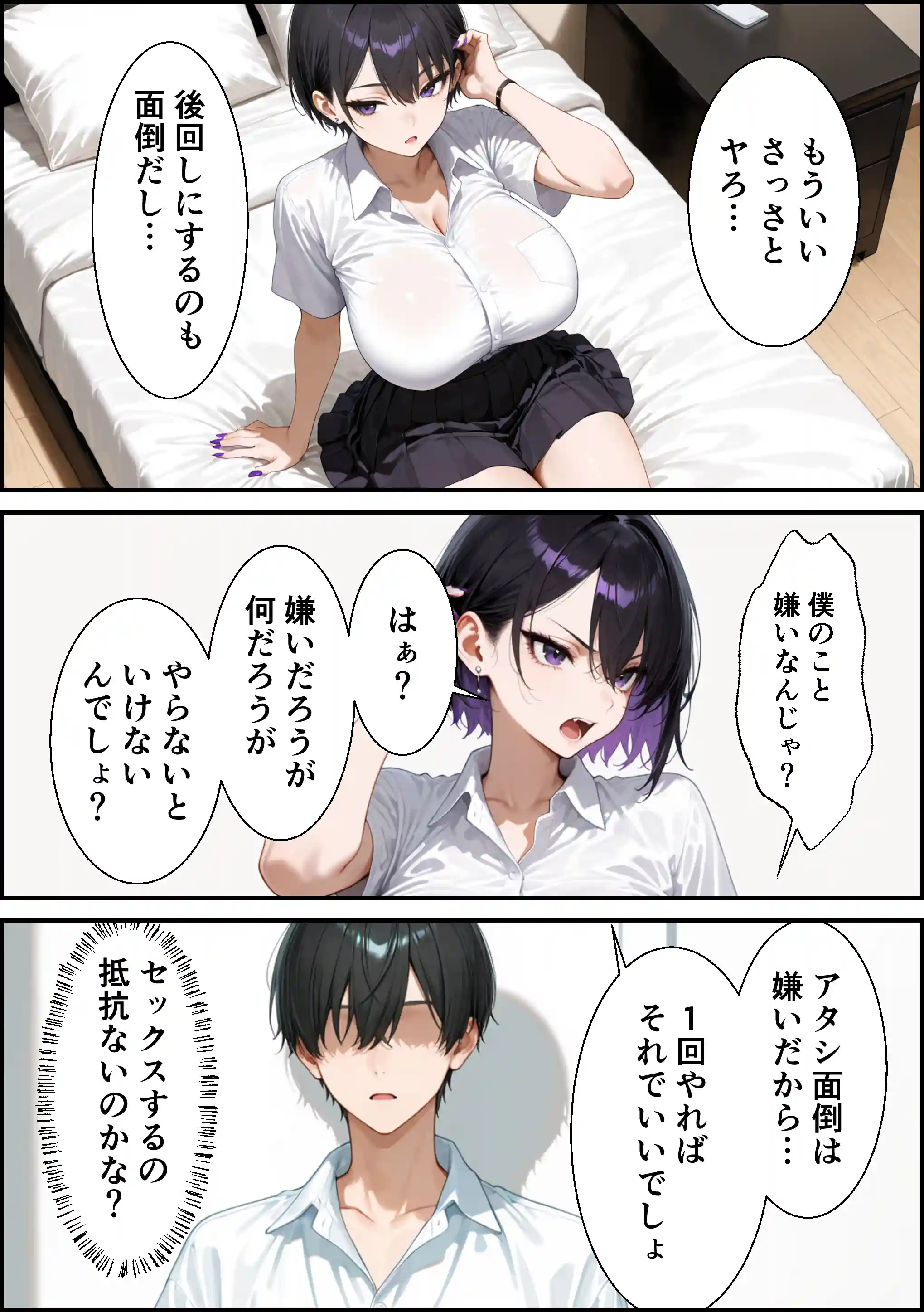 常識改変AIマッチング毒舌クールギャルをメス堕ちさせた話 - 024