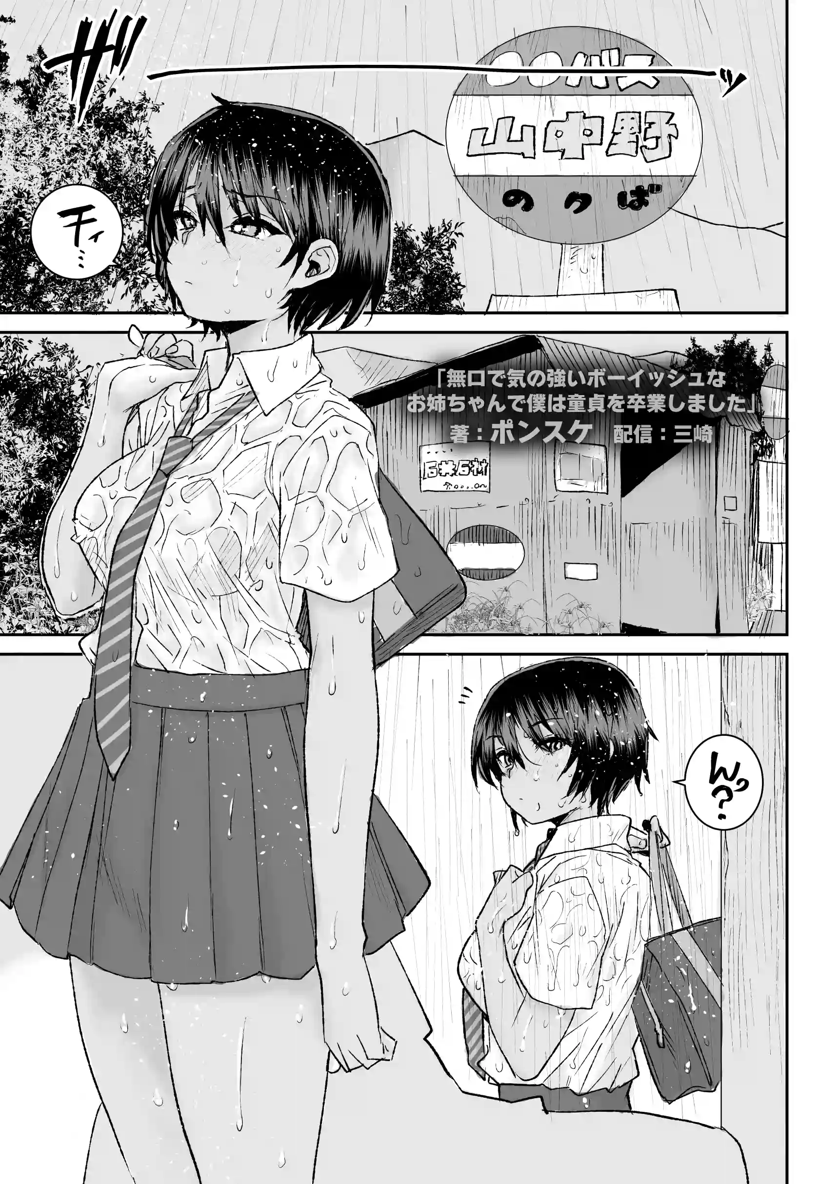 無口で気の強いボーイッシュなお姉ちゃんで僕は童貞を卒業しました - 002