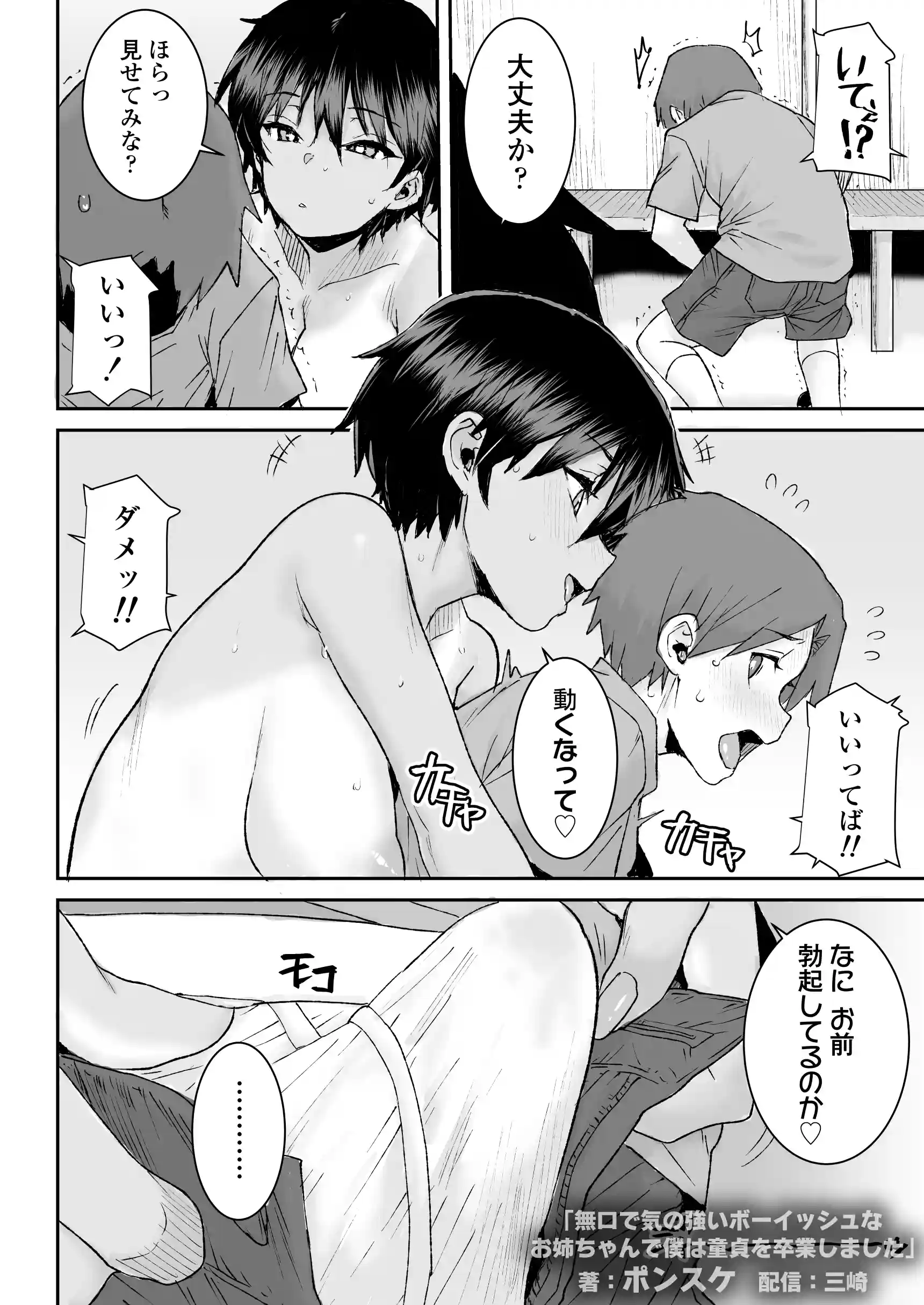 無口で気の強いボーイッシュなお姉ちゃんで僕は童貞を卒業しました - 009