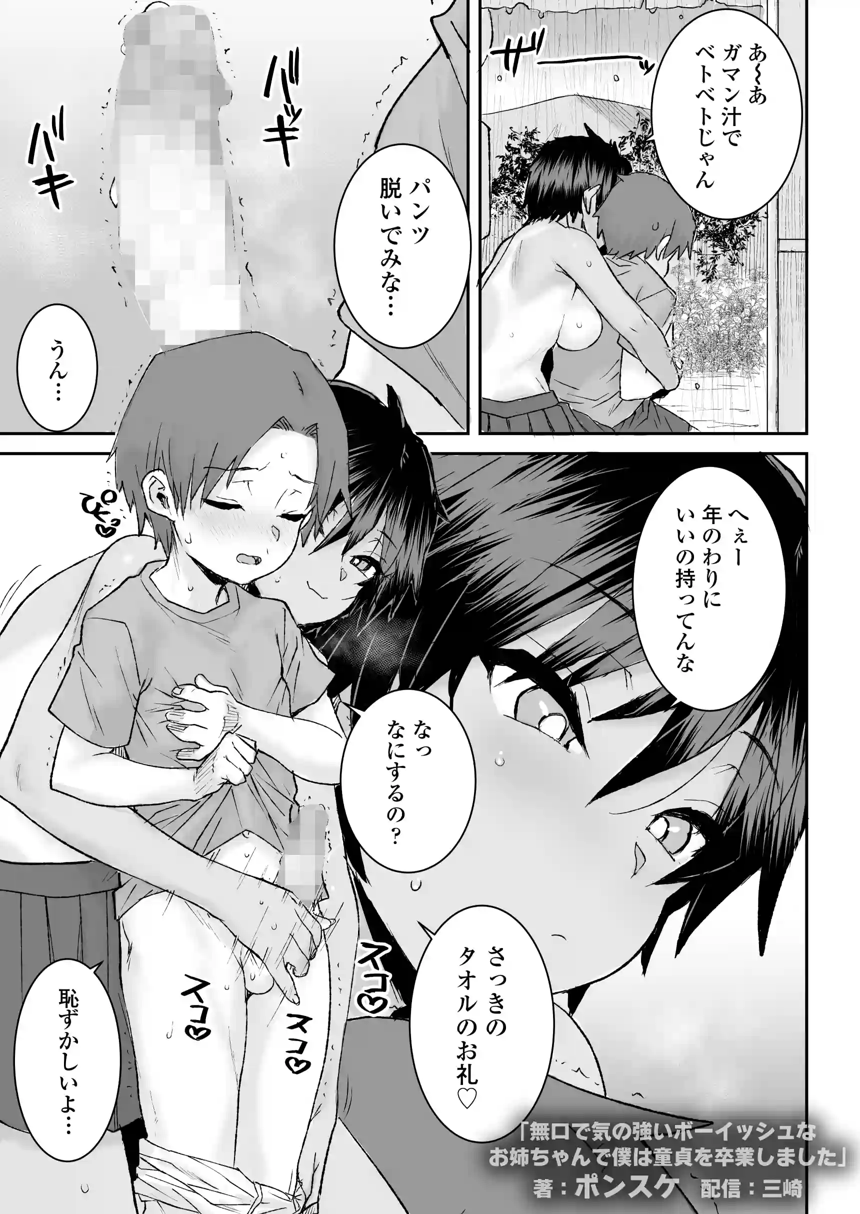 無口で気の強いボーイッシュなお姉ちゃんで僕は童貞を卒業しました - 010