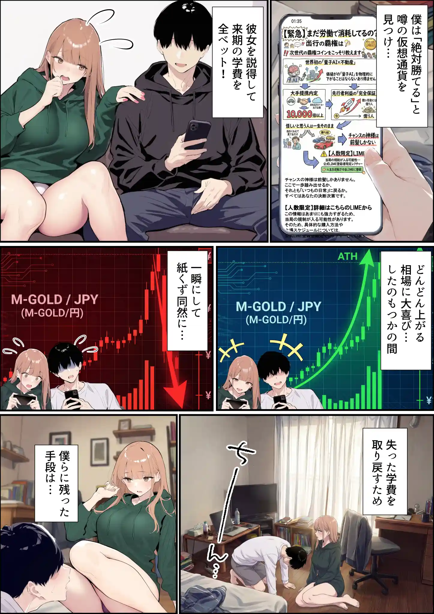 自認S（実はドM）なギャル彼女の疑似NTR動画配信で稼ぎます！（※疑似じゃなかった！？） - 004