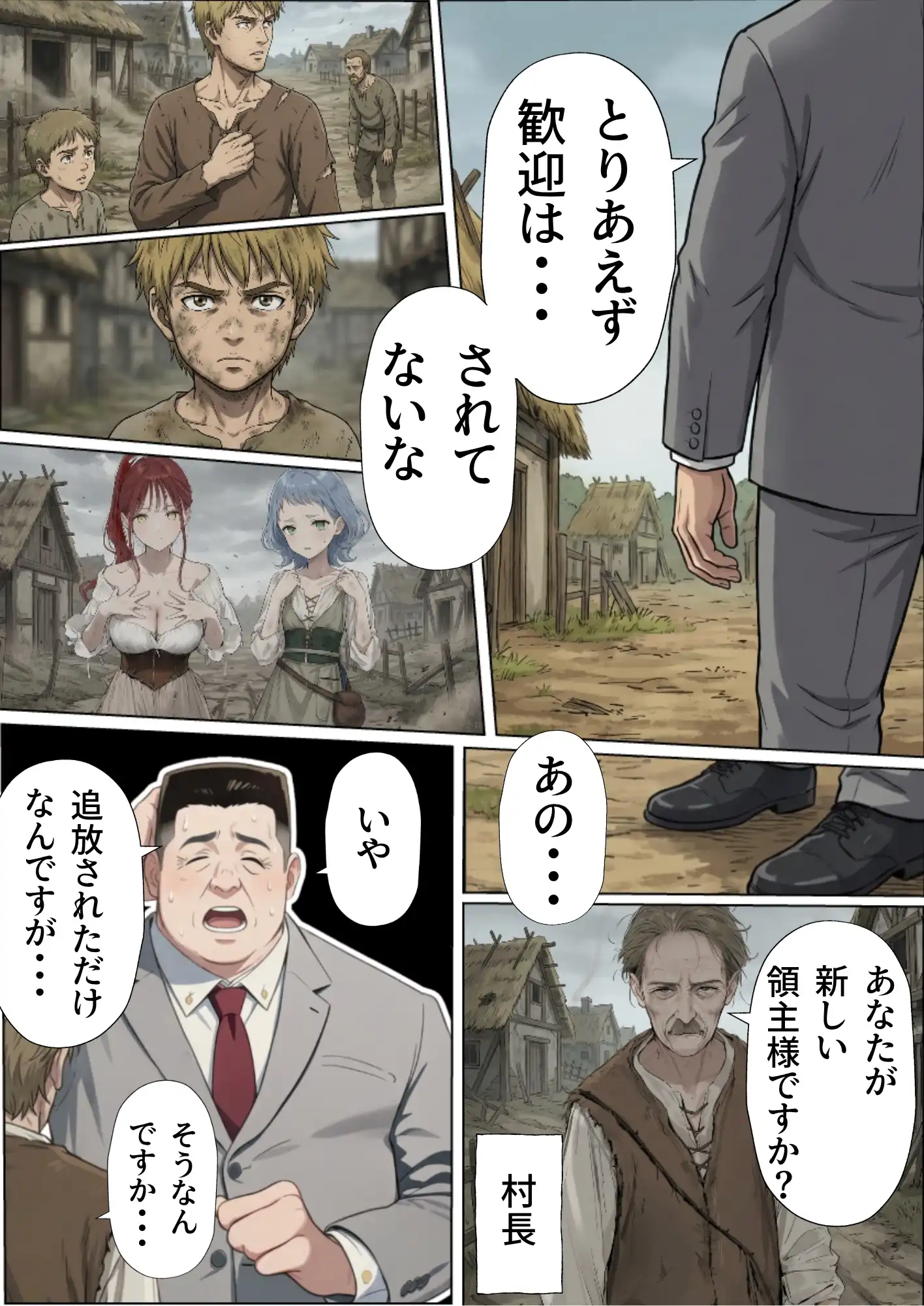 【異世界召喚】追放された種付けおじさん、辺境でハーレム悪徳領主になる - 026