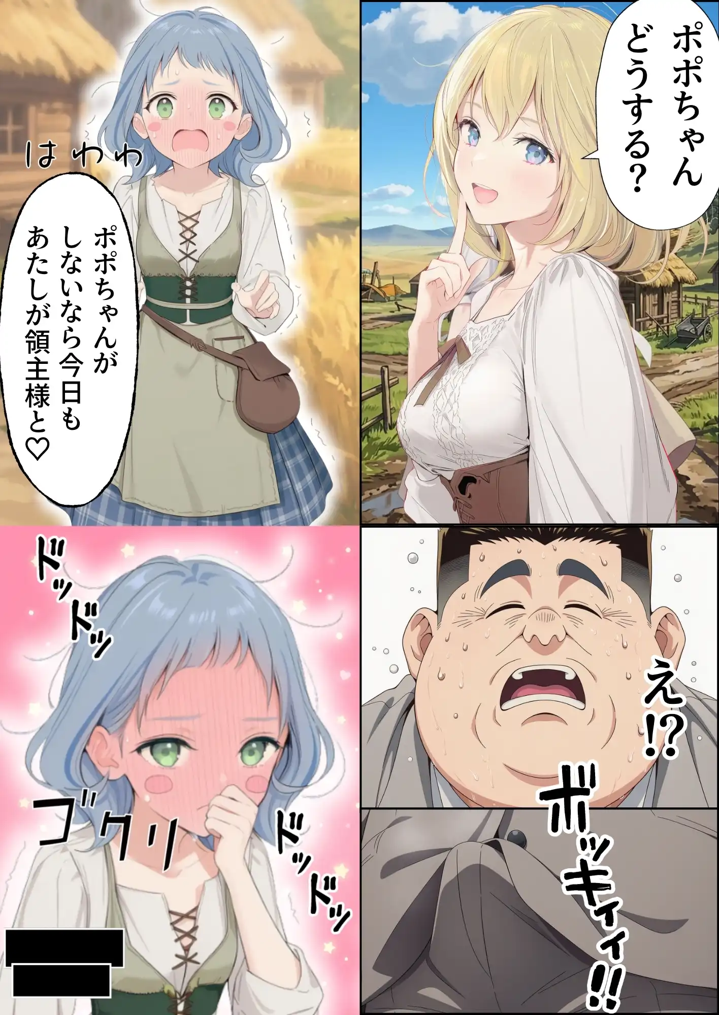 【異世界召喚】追放された種付けおじさん、辺境でハーレム悪徳領主になる - 085