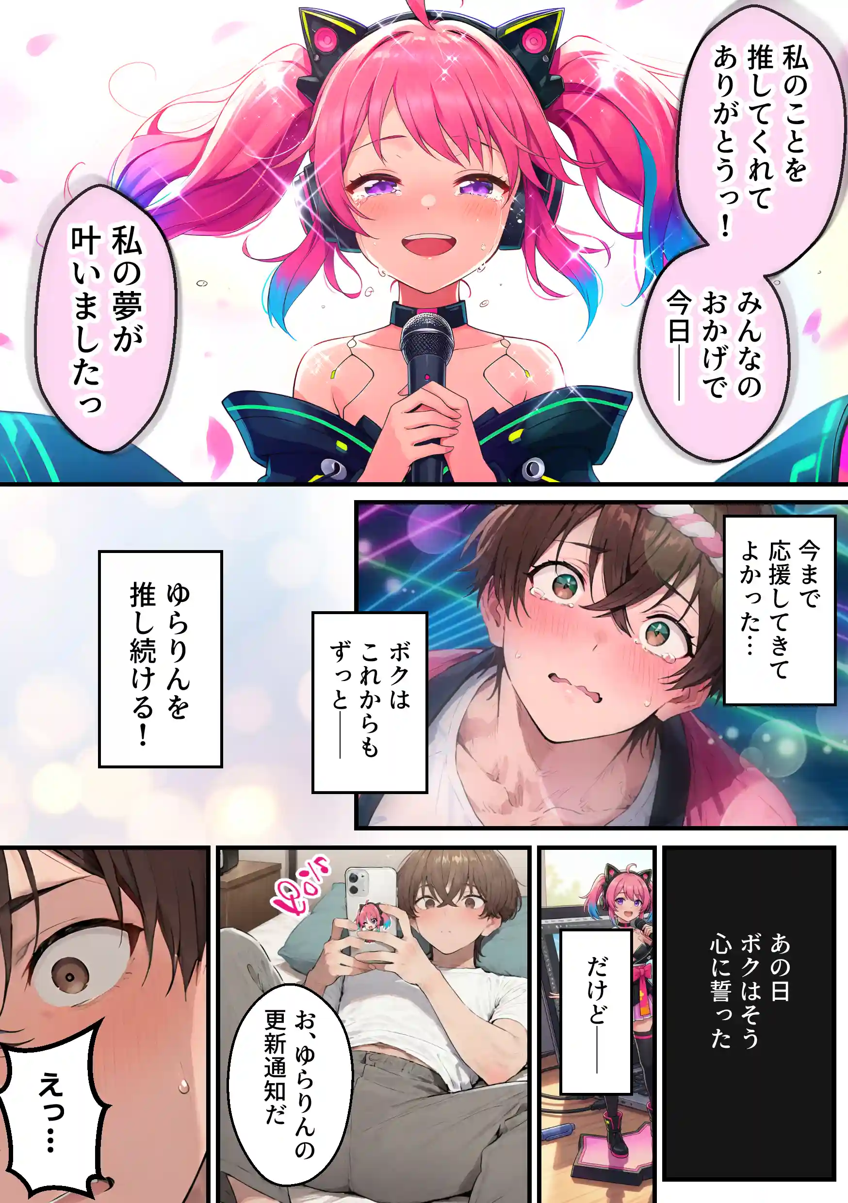 推しのVtuberがオレの後輩になったのだが！？〜ガチ恋叶い純愛セックス - 034