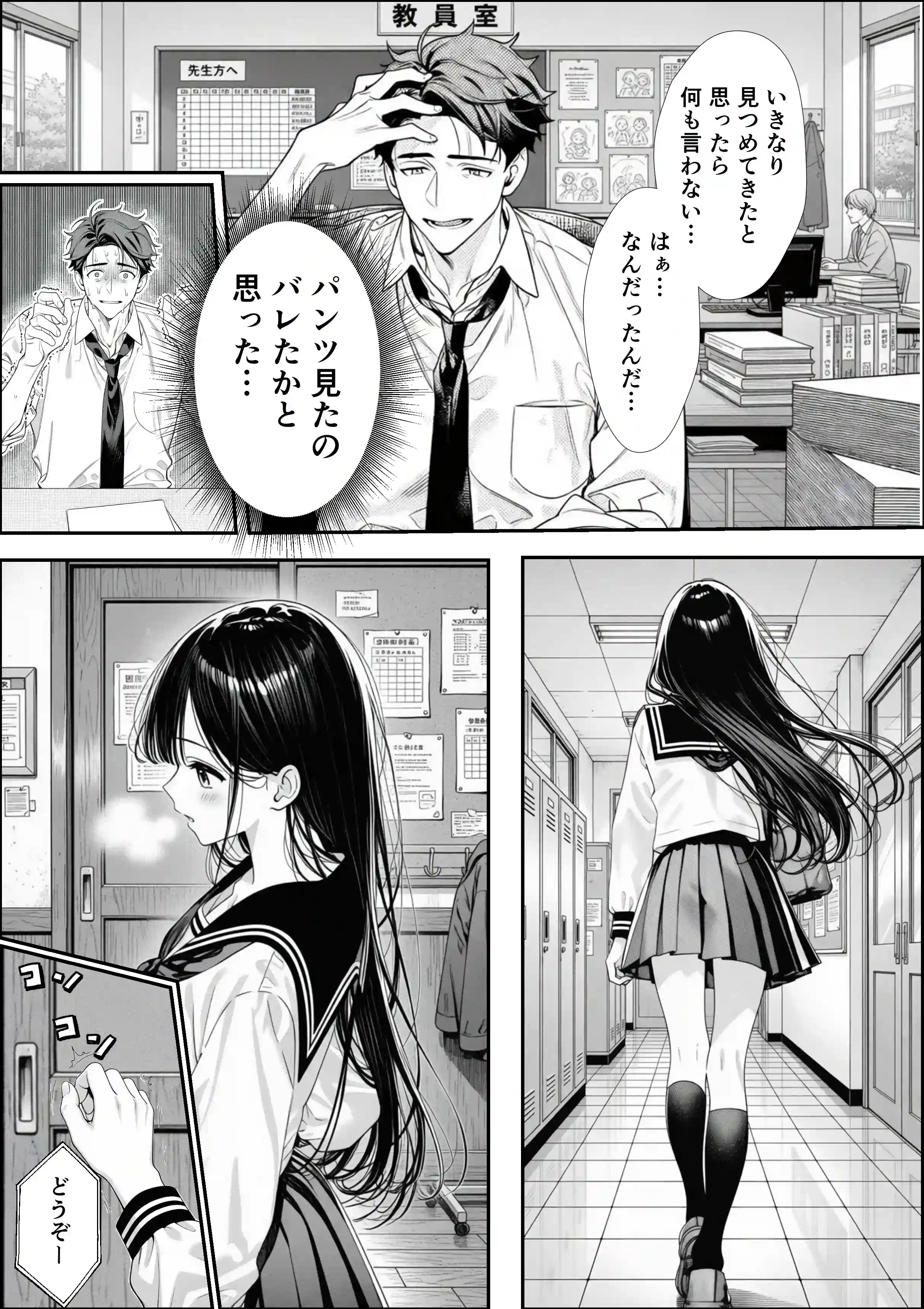 娘の友達が俺のクラスの清楚JKだった。泊まった夜、全裸で俺の部屋にいて『先生、私の体で教えてくれ ませんか？』――最終的に娘まで巻き込まれた - 006