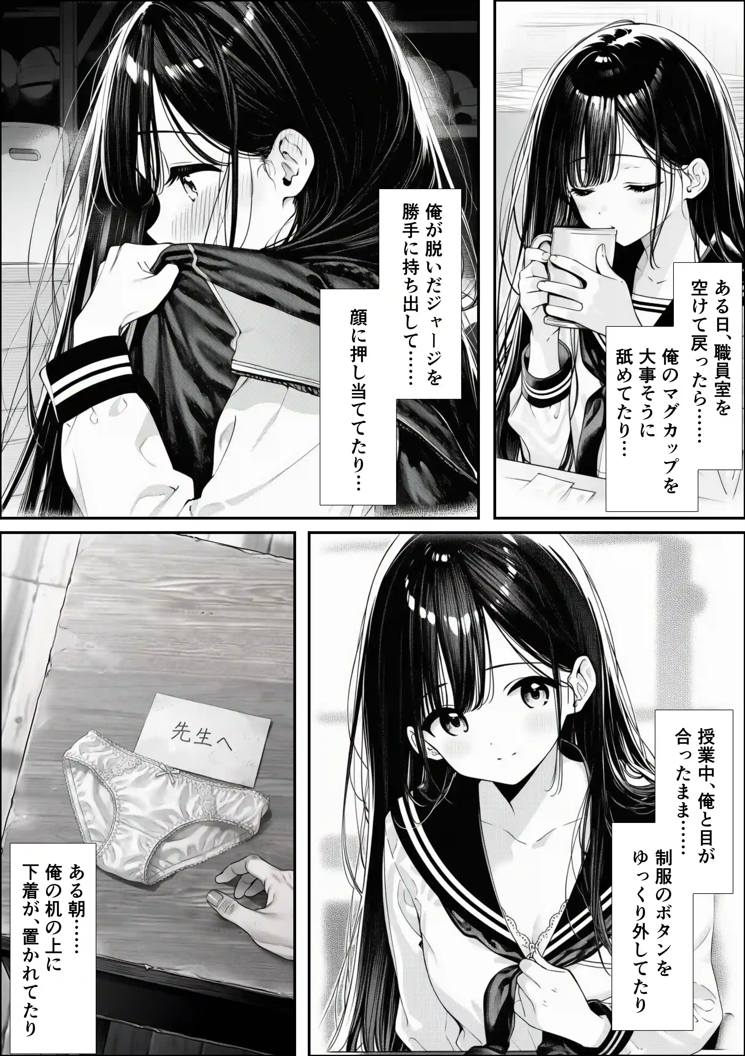 娘の友達が俺のクラスの清楚JKだった。泊まった夜、全裸で俺の部屋にいて『先生、私の体で教えてくれ ませんか？』――最終的に娘まで巻き込まれた - 013