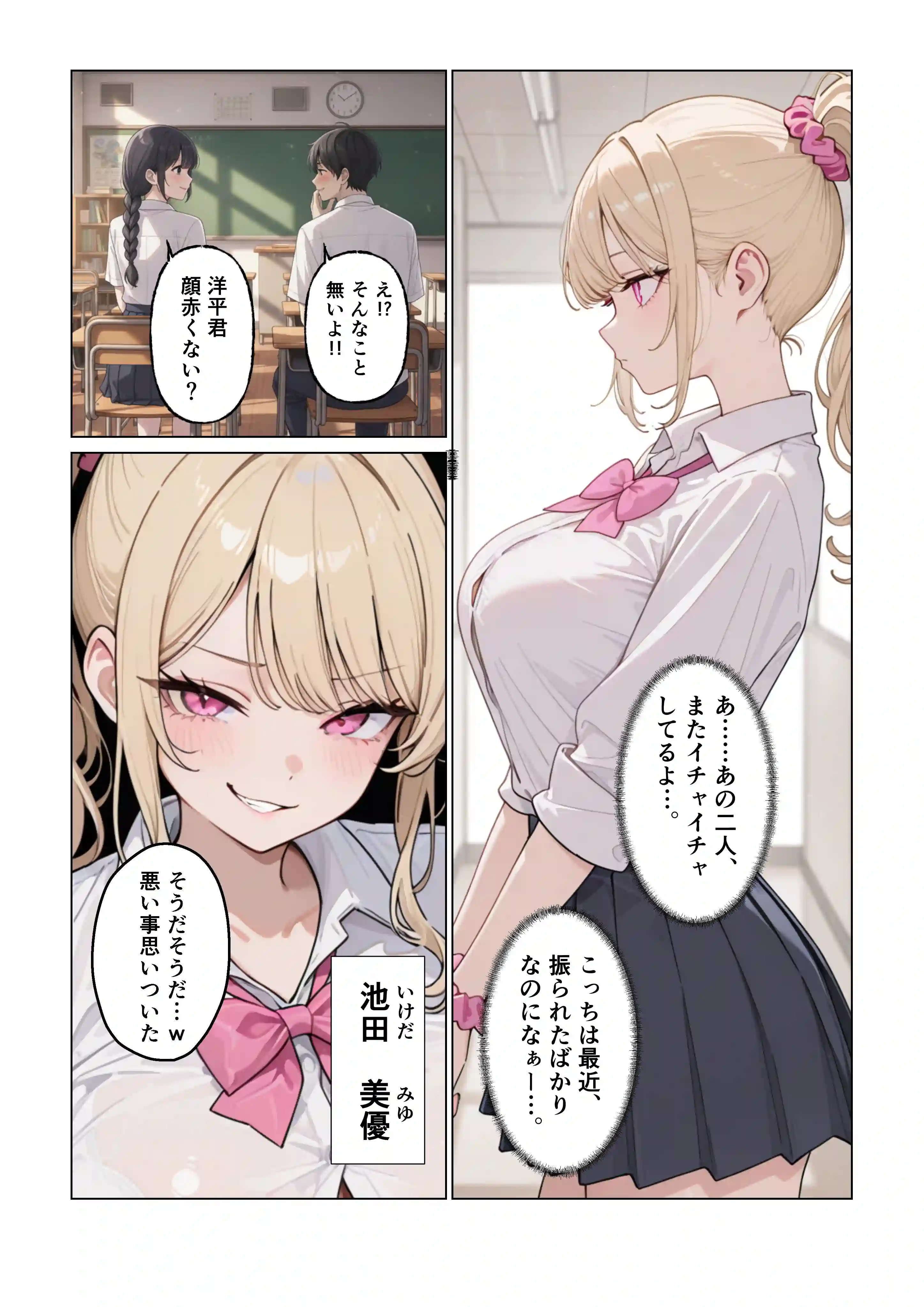 彼女の知らないところでギャルに毎日精子を搾り取られている件 - 006