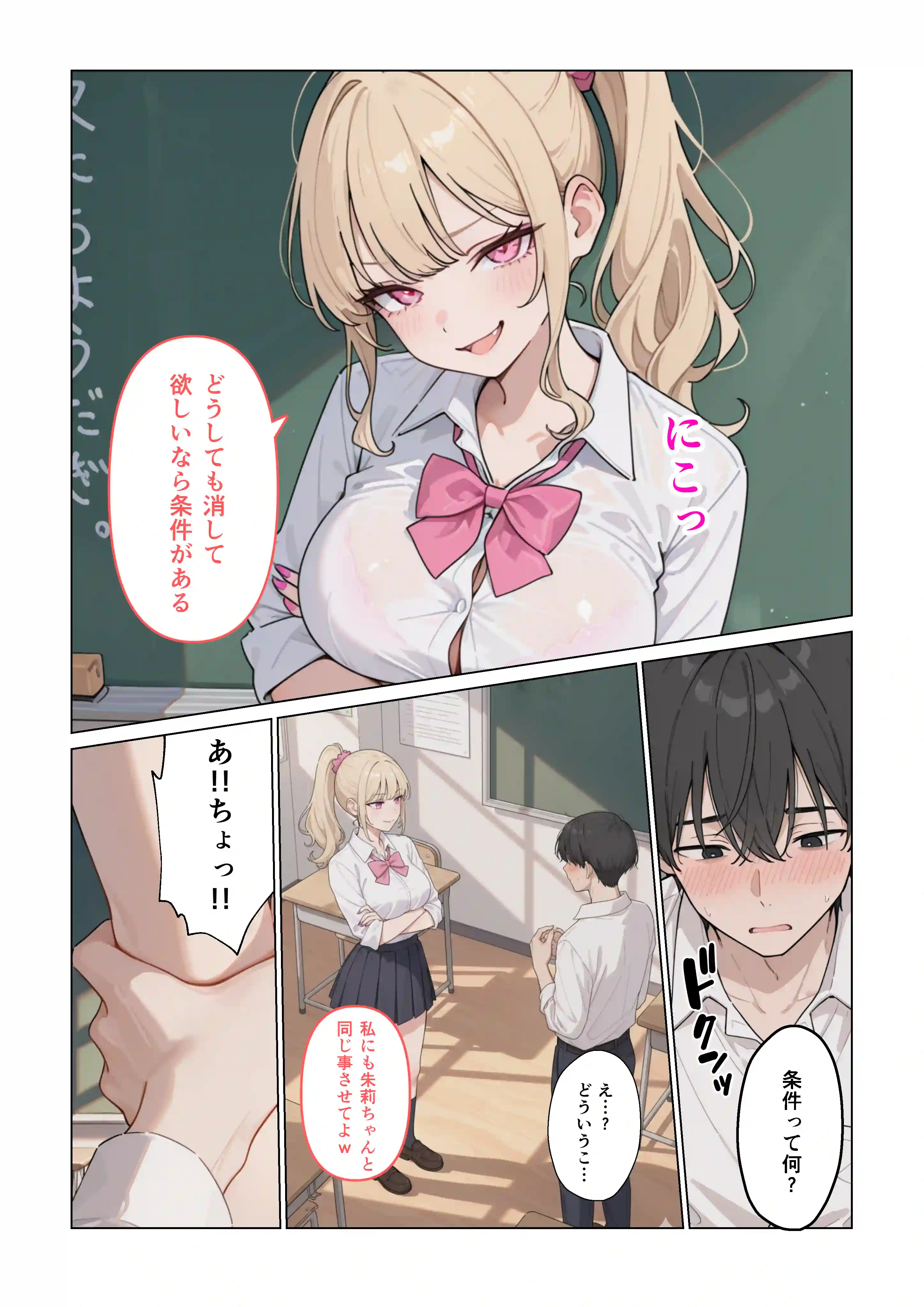 彼女の知らないところでギャルに毎日精子を搾り取られている件 - 021