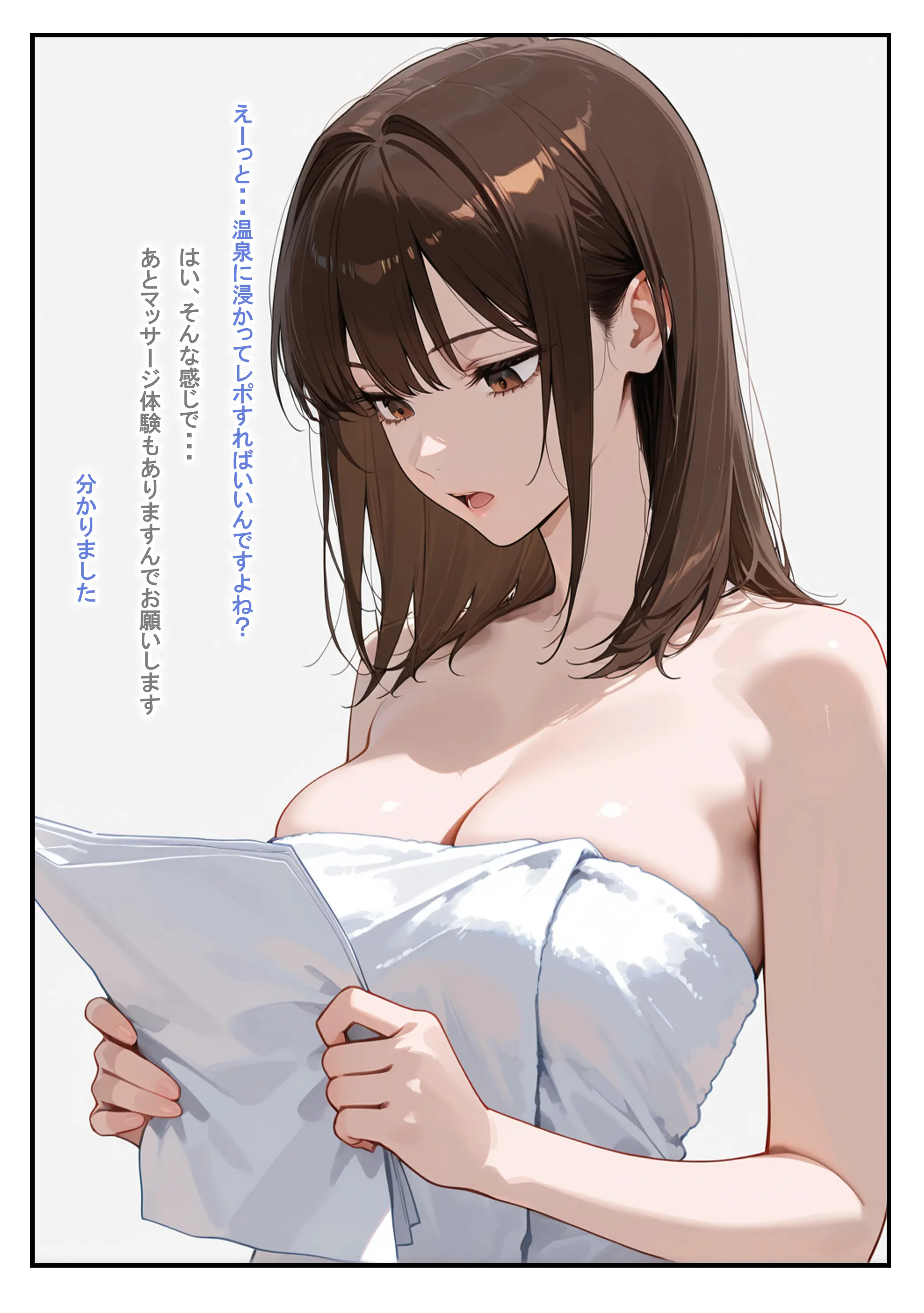 温泉ロケ、女子アナ、常識改変済。〜汗だくセックスマッサージ〜 - 007