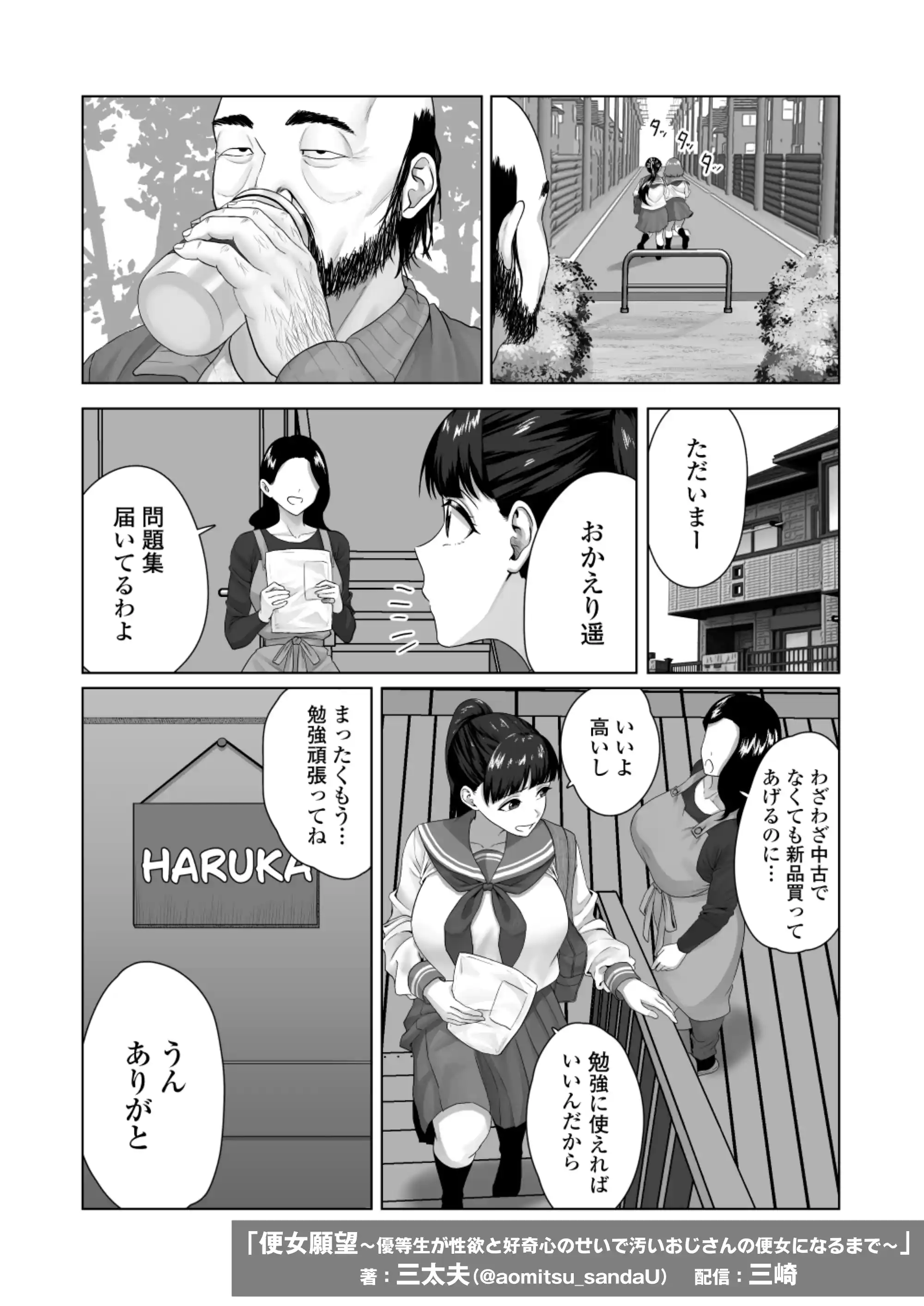 便女願望〜優等生が性欲と好奇心のせいで汚いおじさんの便女になるまで〜 - 005