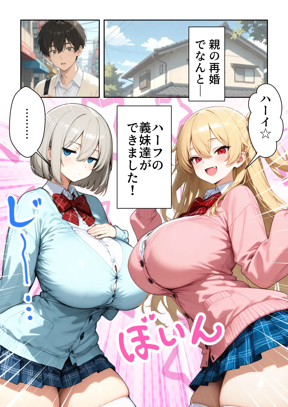 義理のハーフ姉妹 ズレたエロ常識の妹といちゃラブ性活 - 002