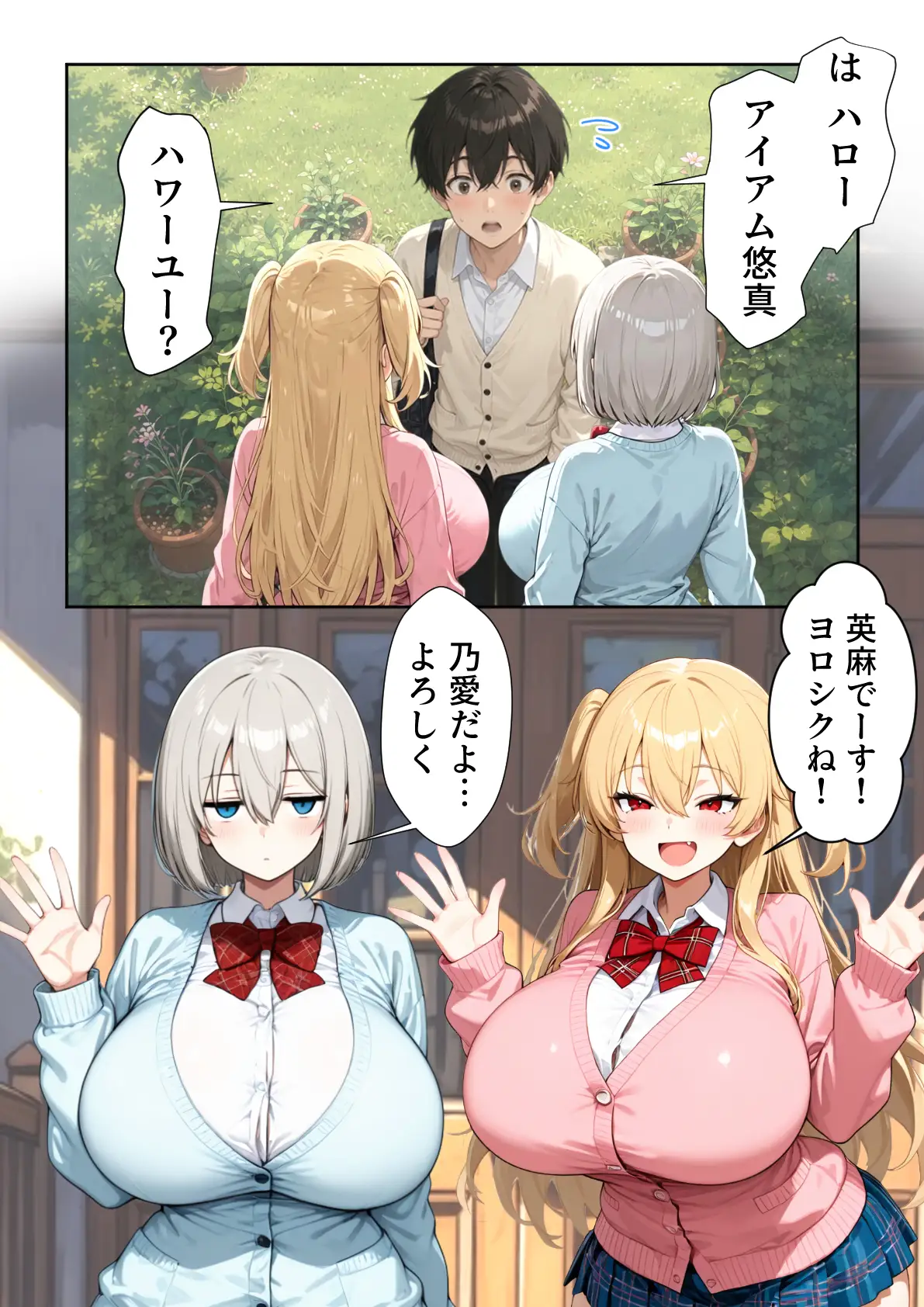 義理のハーフ姉妹 ズレたエロ常識の妹といちゃラブ性活 - 003