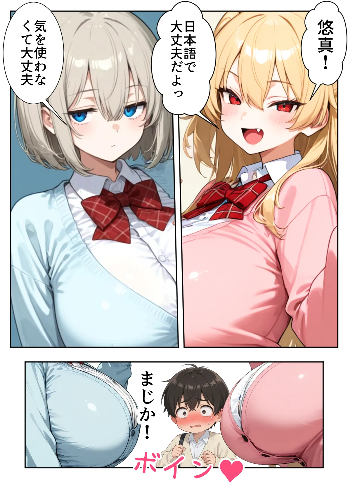 義理のハーフ姉妹 ズレたエロ常識の妹といちゃラブ性活 - 004