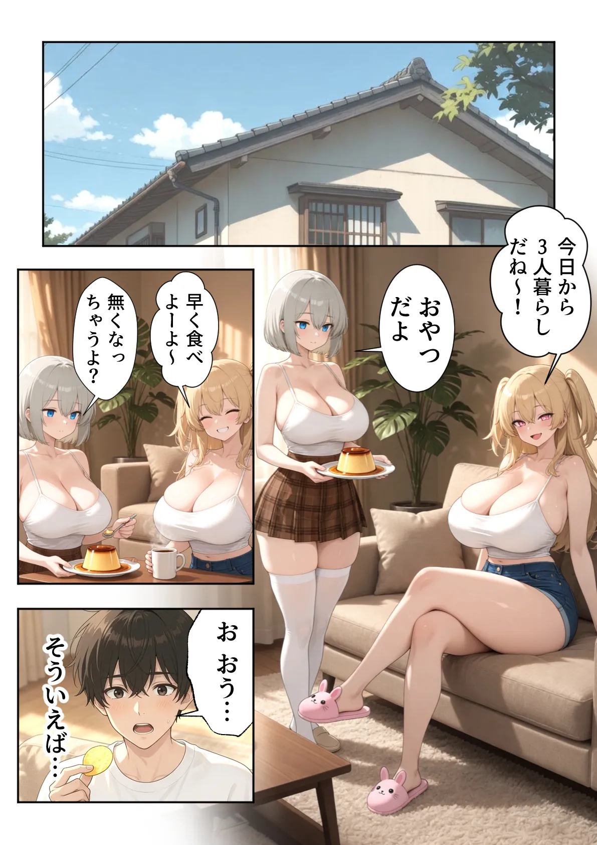 義理のハーフ姉妹 ズレたエロ常識の妹といちゃラブ性活 - 008