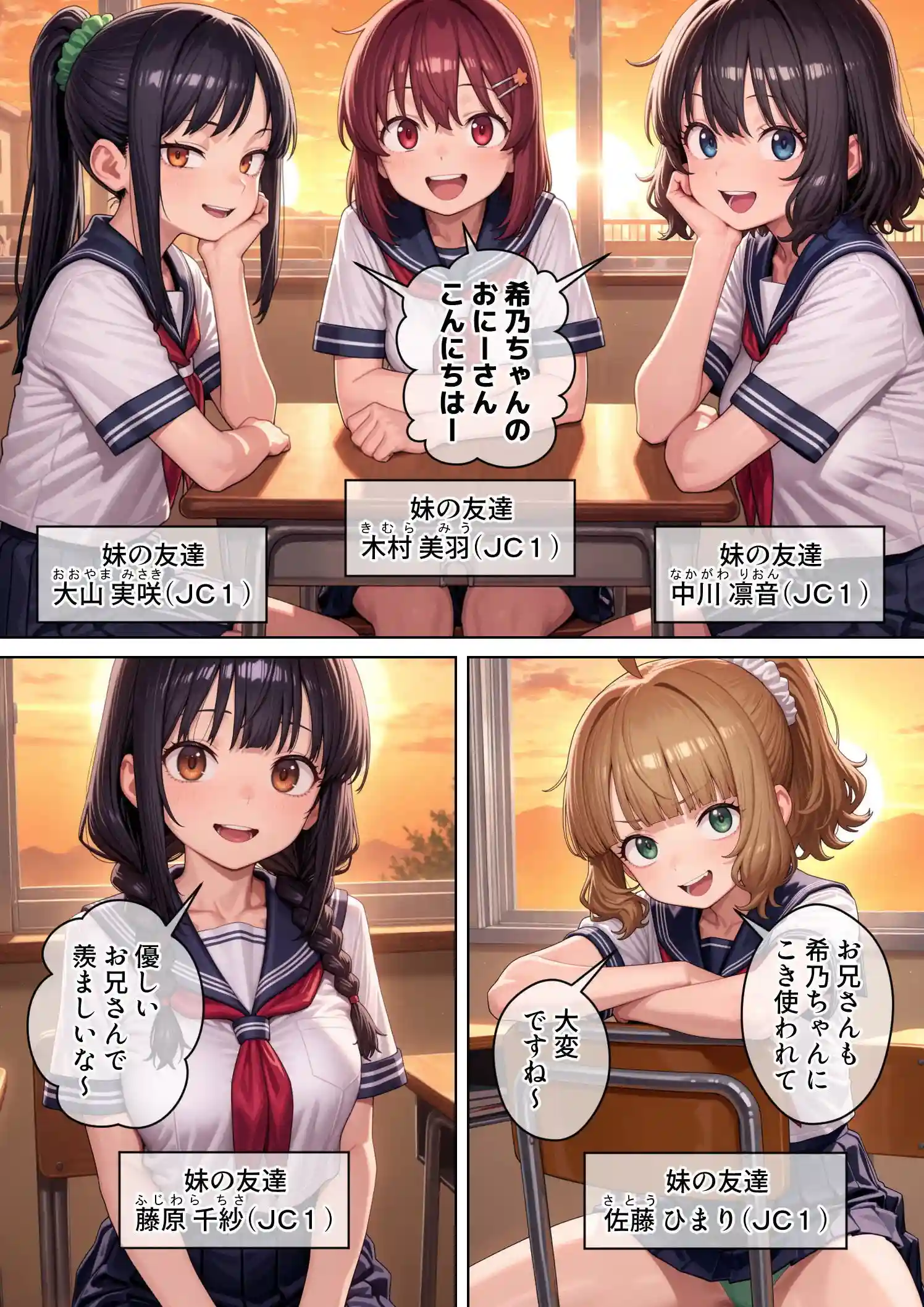 妹のクラスの身体検査に潜入してみた2 - 003