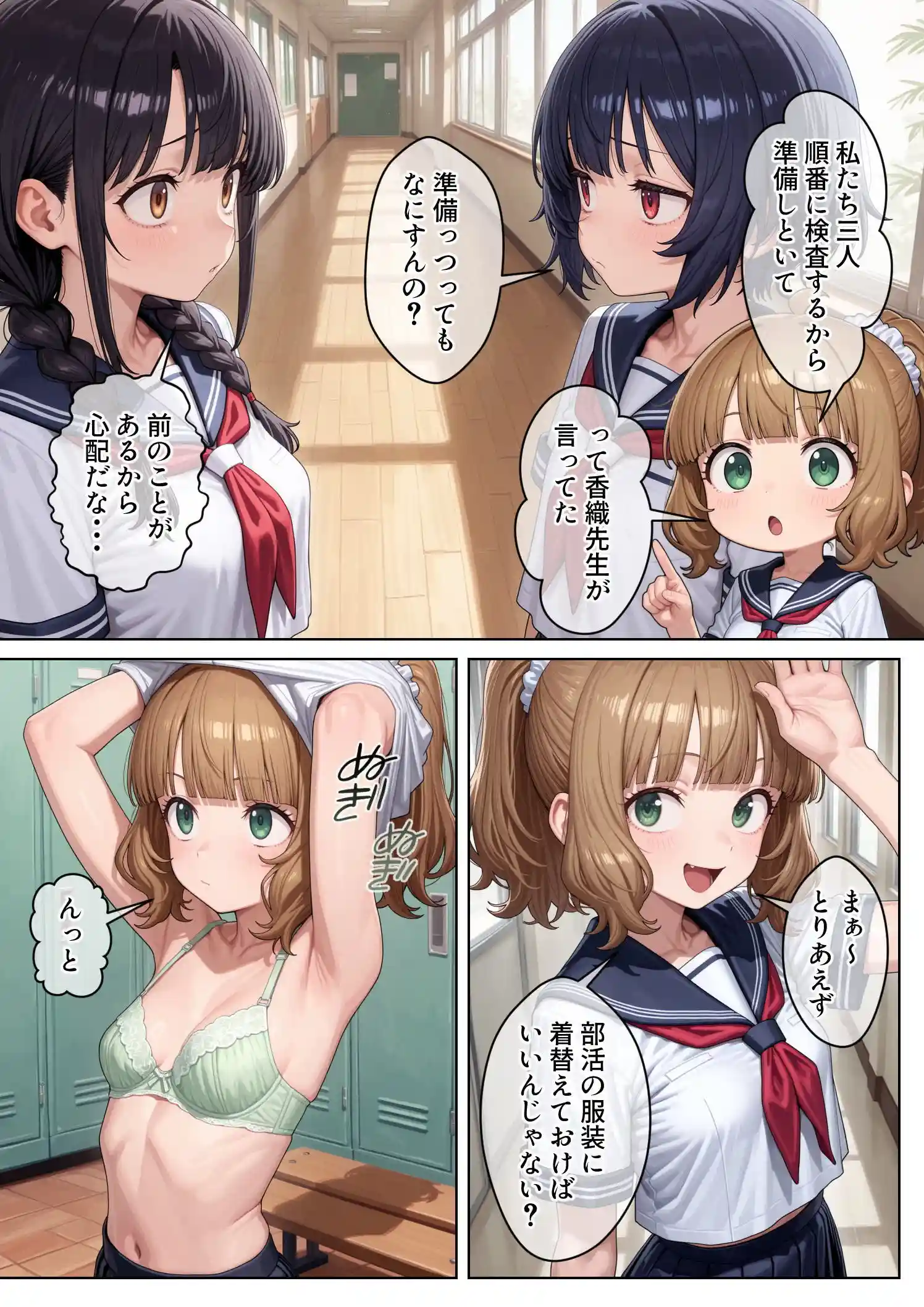 妹のクラスの身体検査に潜入してみた2 - 019