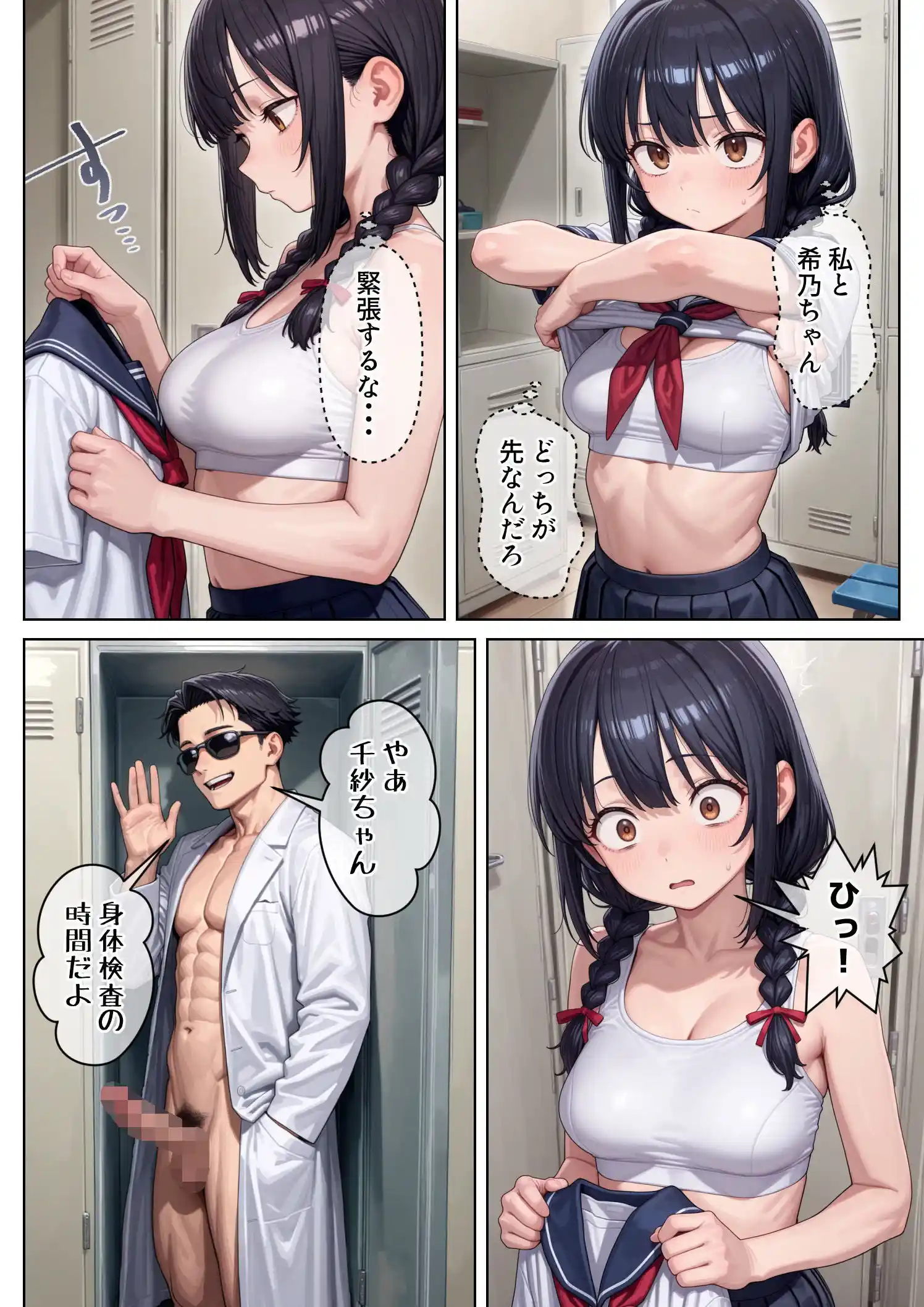 妹のクラスの身体検査に潜入してみた2 - 029