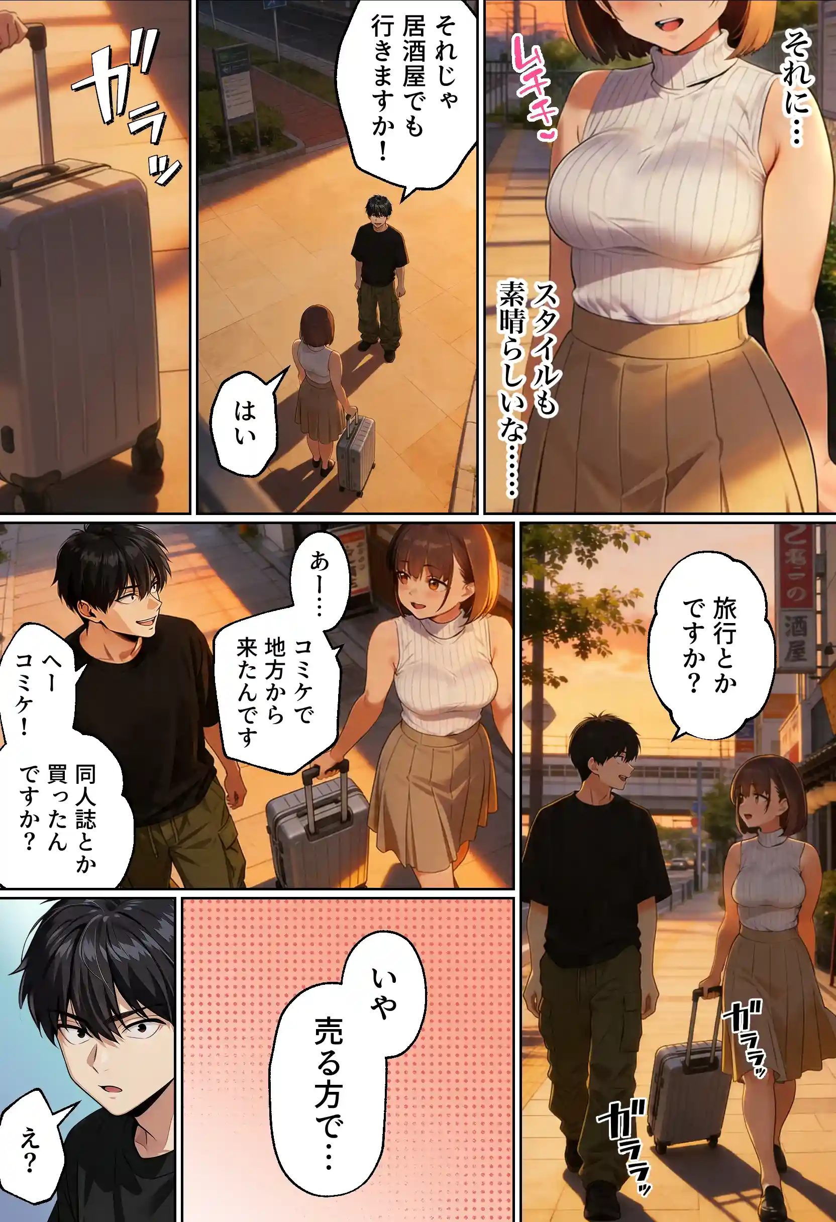 【実話】マチアプでコミケ帰りのムチムチ女エロ漫画家とマッチして、エロ漫画みたいなセックスした話www - 008