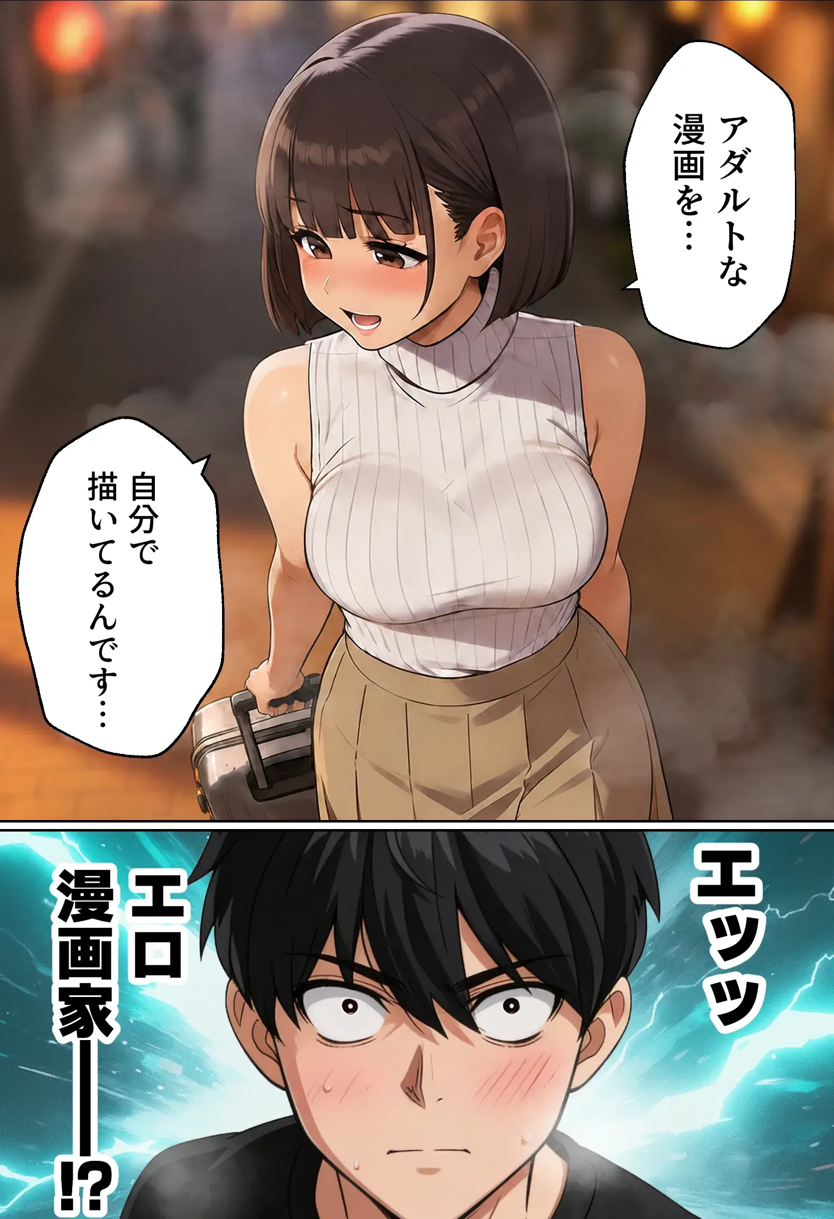【実話】マチアプでコミケ帰りのムチムチ女エロ漫画家とマッチして、エロ漫画みたいなセックスした話www - 009