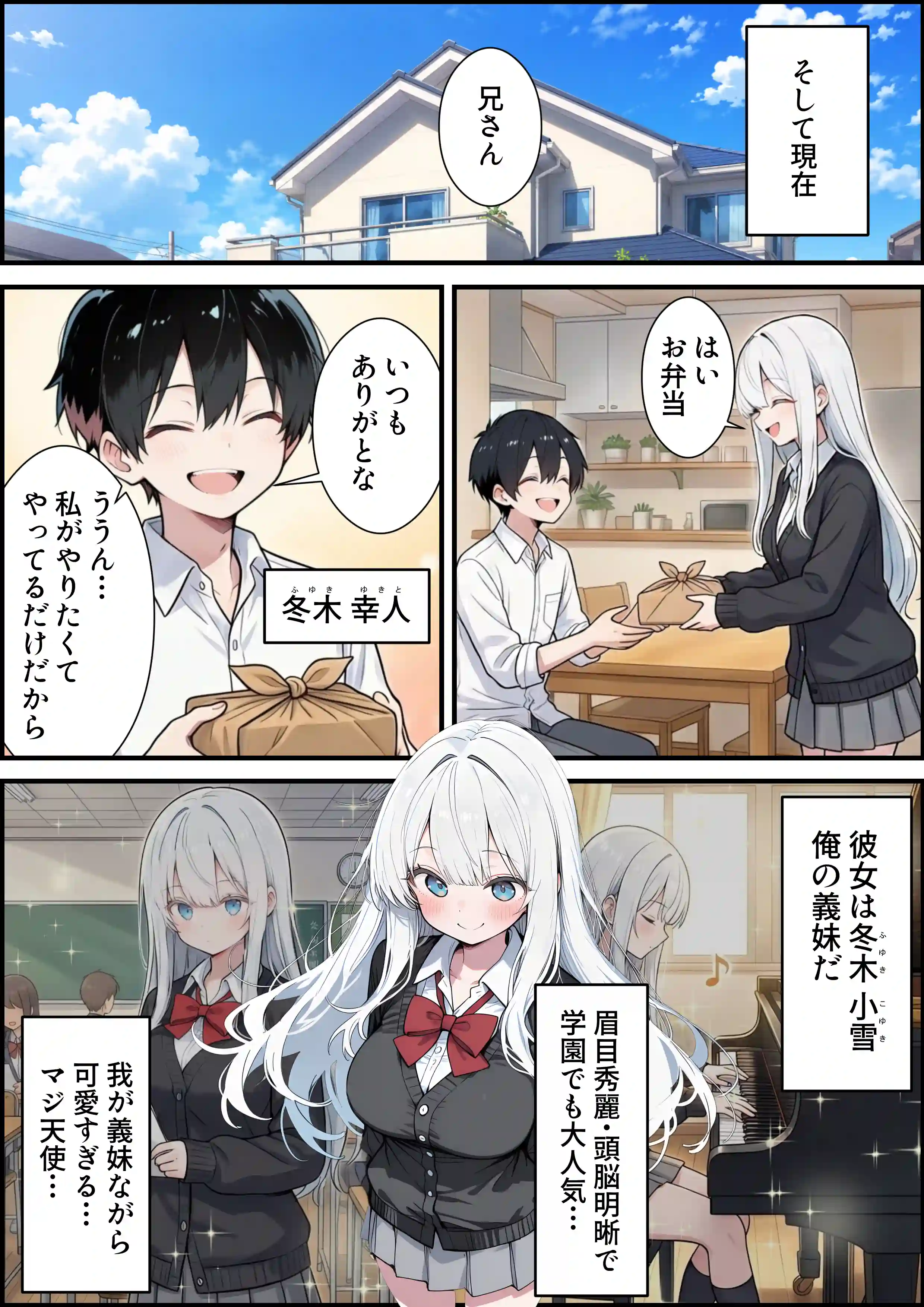 ブラコン義妹と義妹のギャル友達に搾られいちゃラブSEXする話 - 004