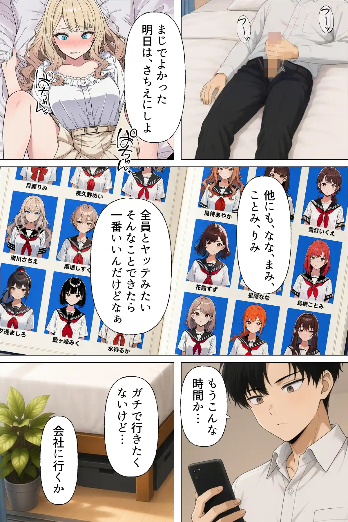 【漫画】指名は卒アルの中で 卒業アルバムに載っている元同級生しか在籍していないデリヘル店 - 005