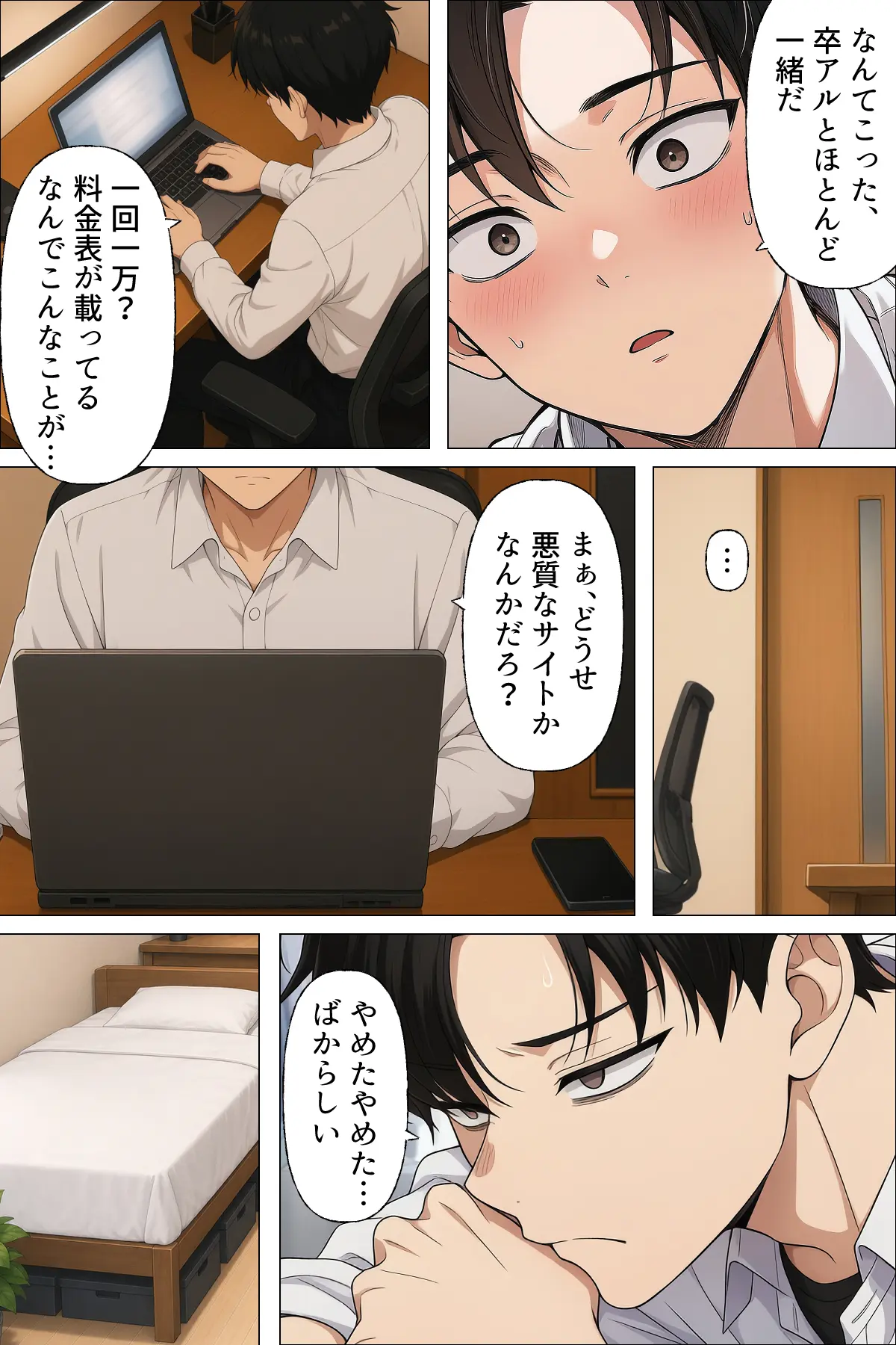 【漫画】指名は卒アルの中で 卒業アルバムに載っている元同級生しか在籍していないデリヘル店 - 012