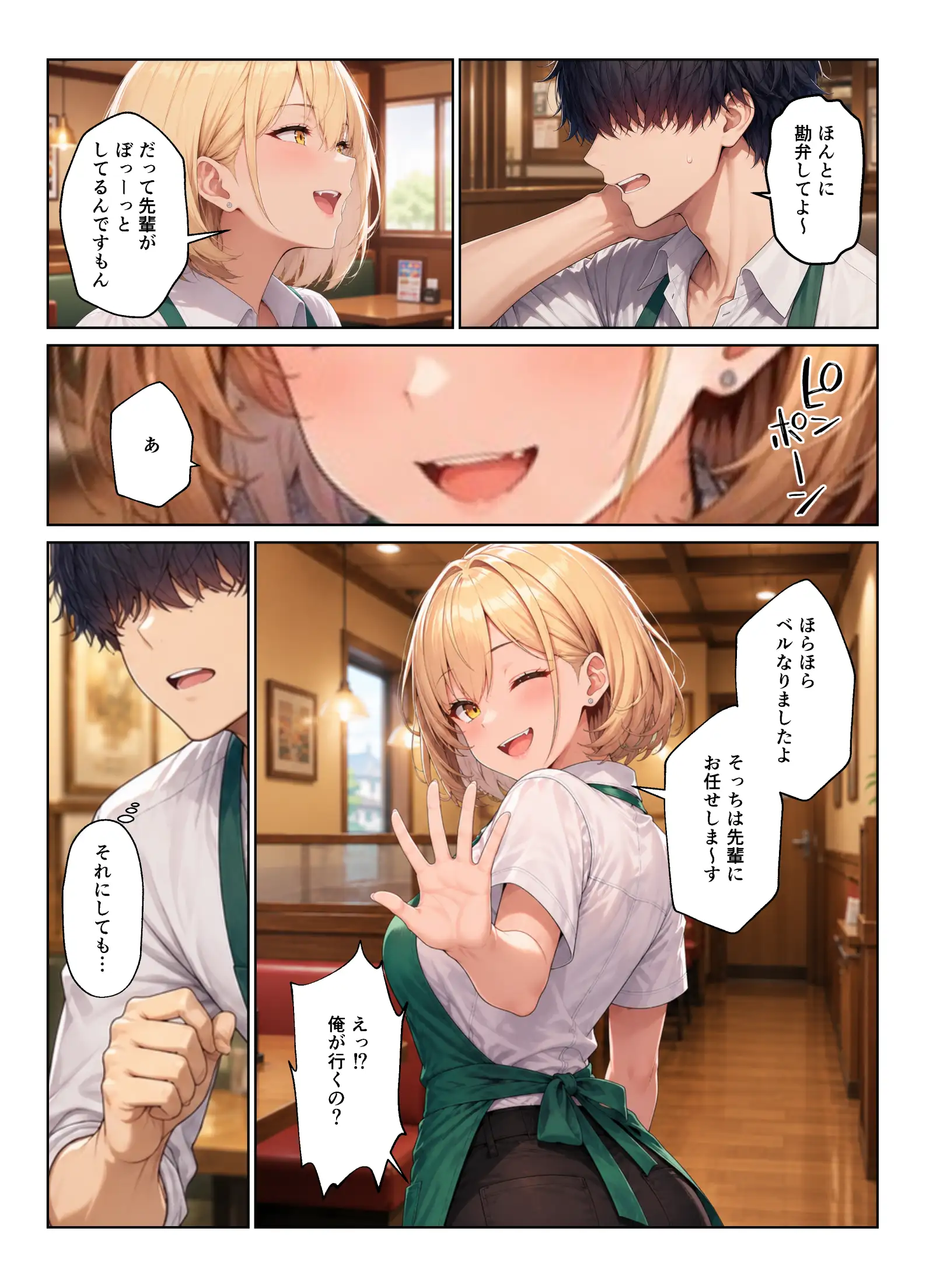 バイト先ハーレム 人妻＆ギャルとセックスしまくれた話 - 005