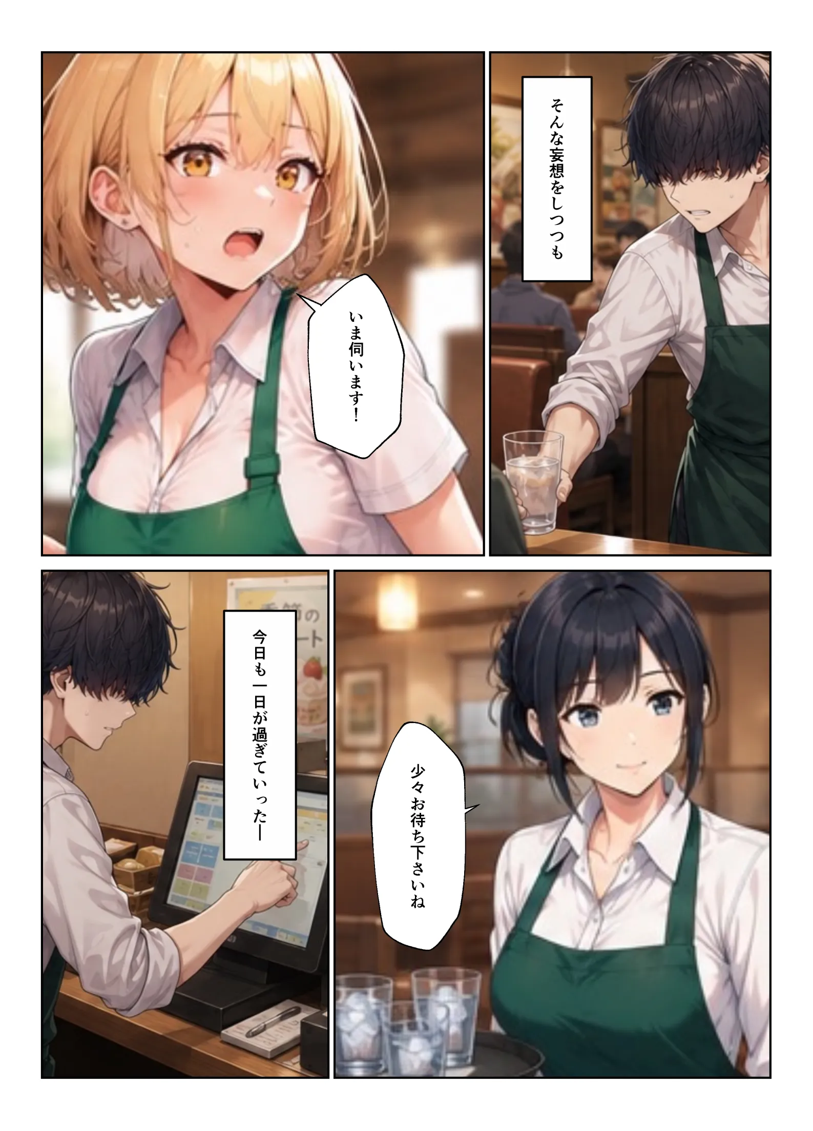 バイト先ハーレム 人妻＆ギャルとセックスしまくれた話 - 009