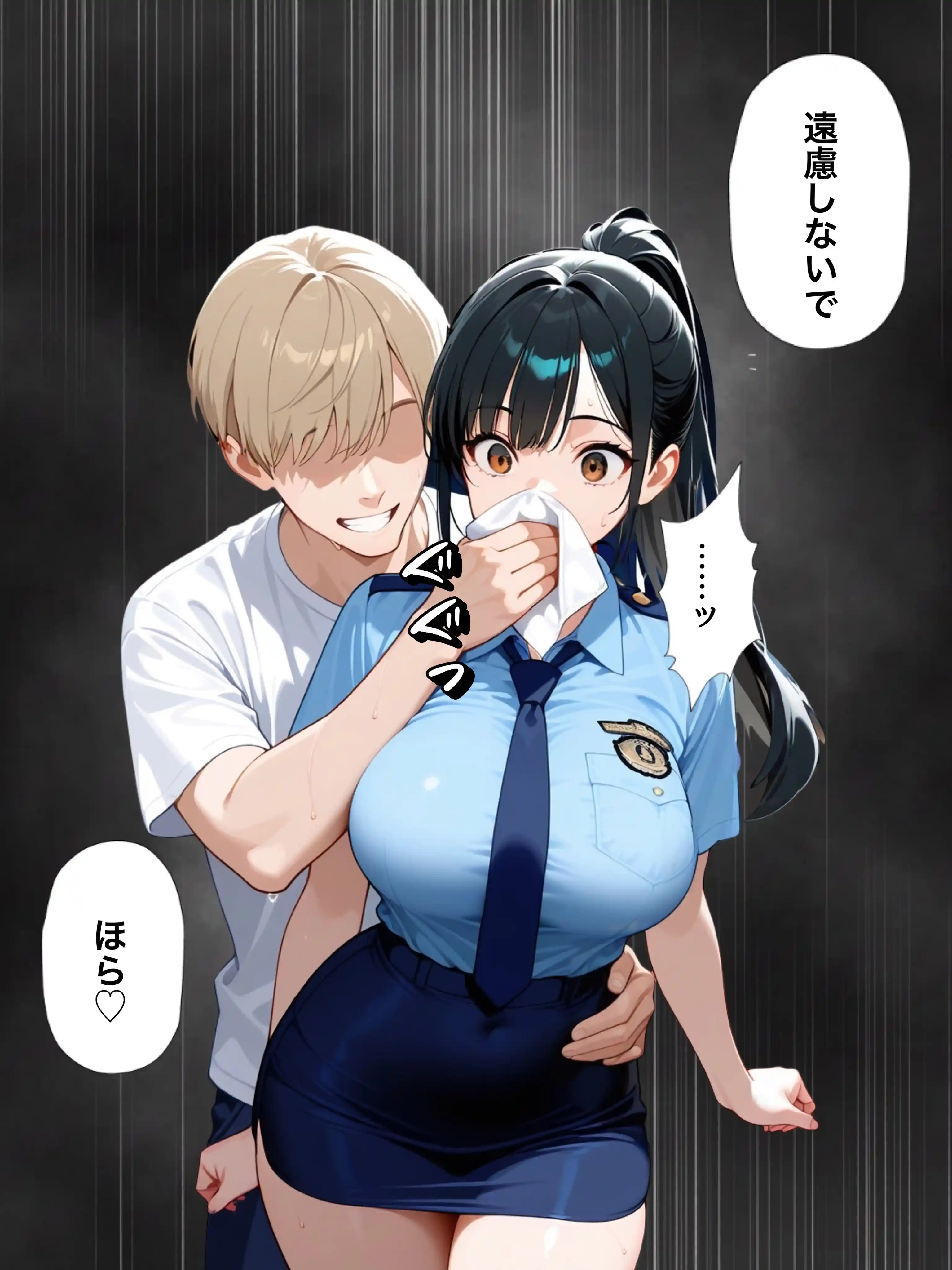 男嫌いな新卒警官を監×してマゾメス化させた結果 - 026