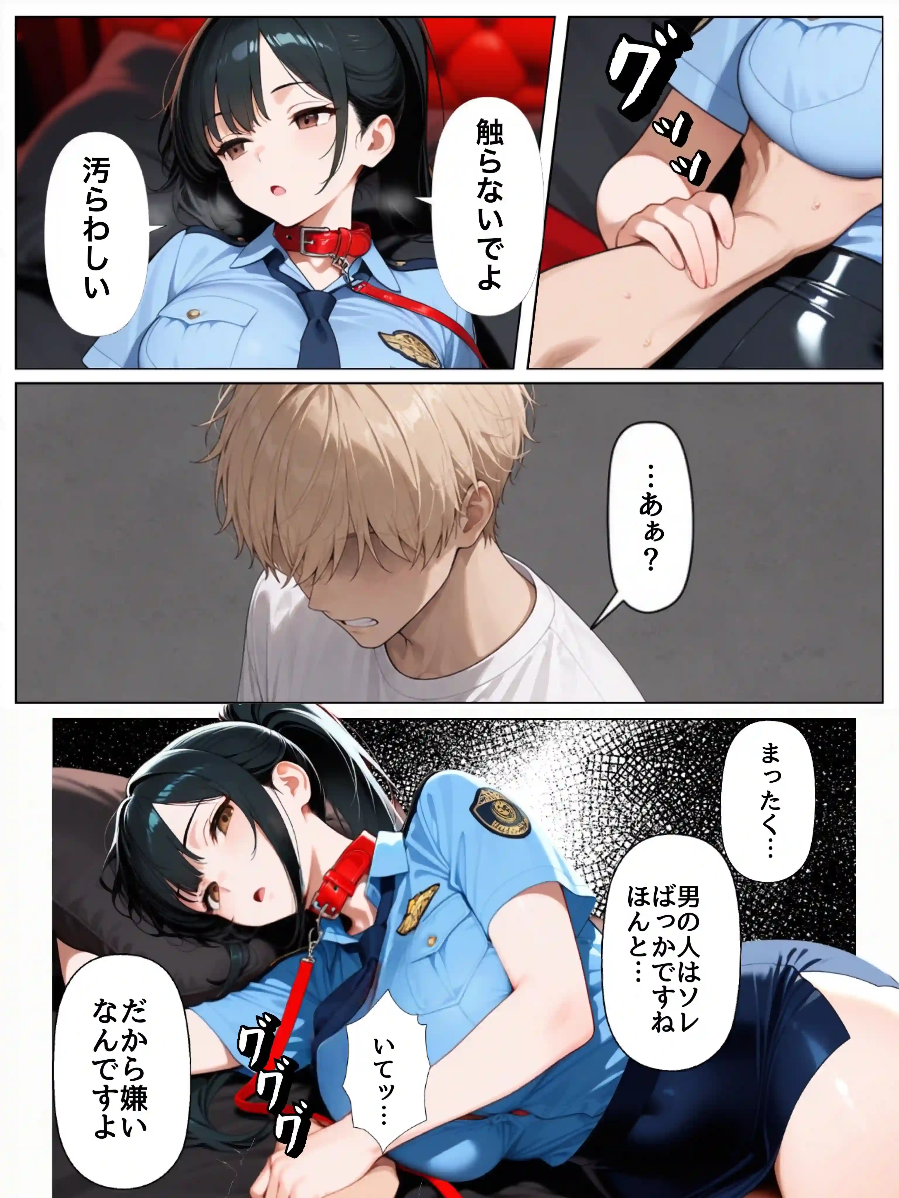 男嫌いな新卒警官を監×してマゾメス化させた結果 - 036