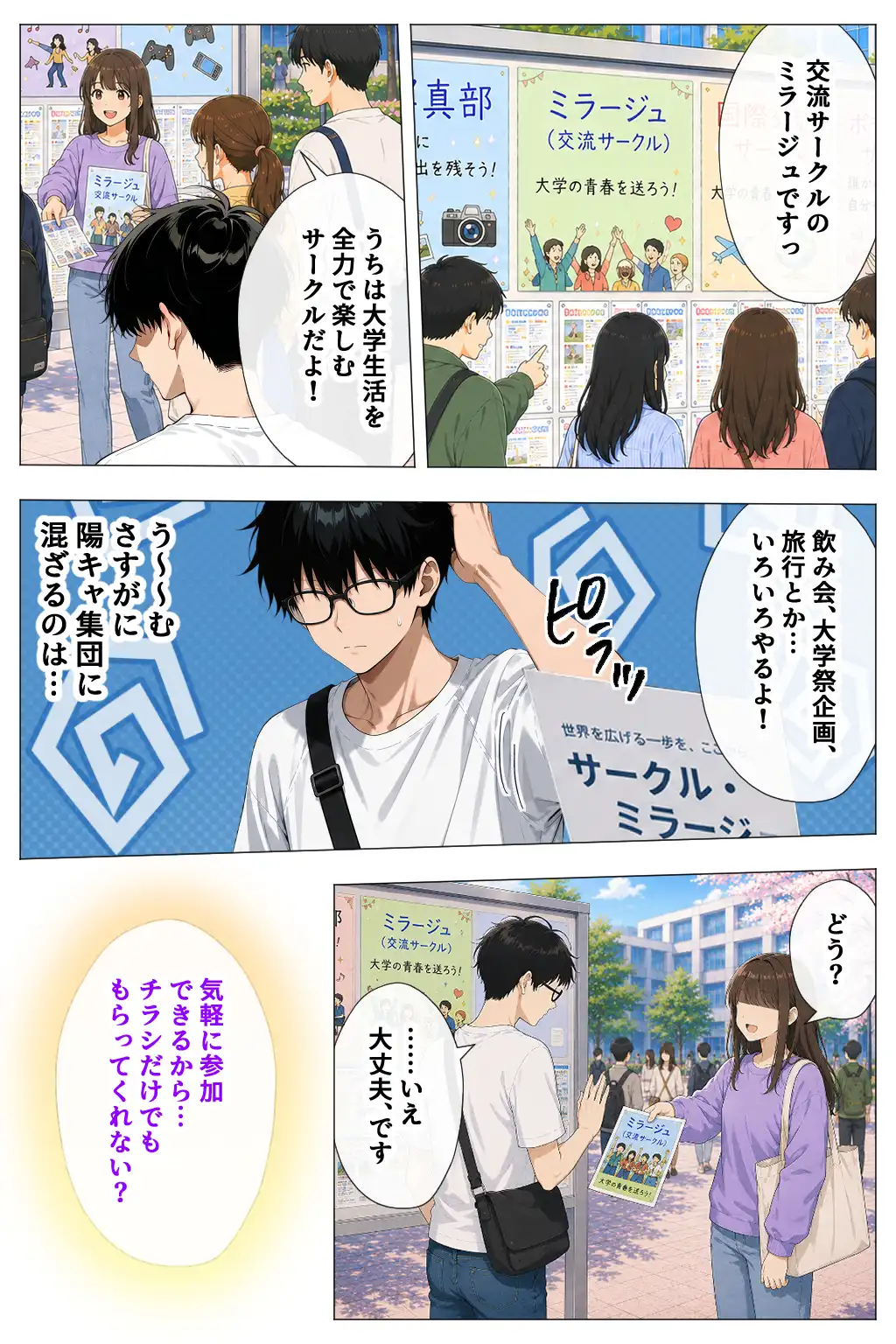 ヤリマンギャル3人組と王様ゲーム！？ 陰キャの僕がお持ち帰りされて朝まで連続中出し搾り取られた話 - 003