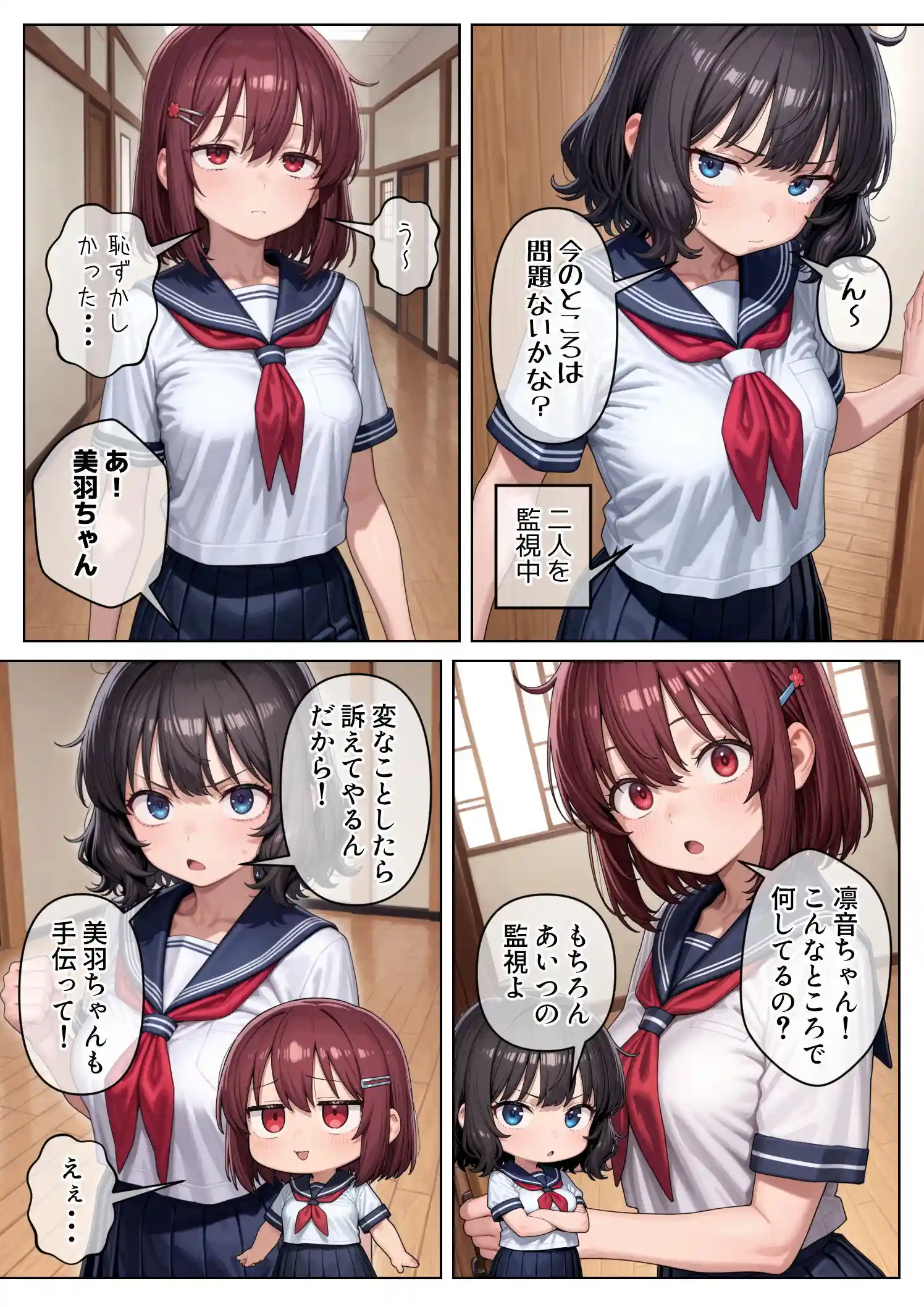 妹のクラスの身体検査に潜入してみた3 - 032