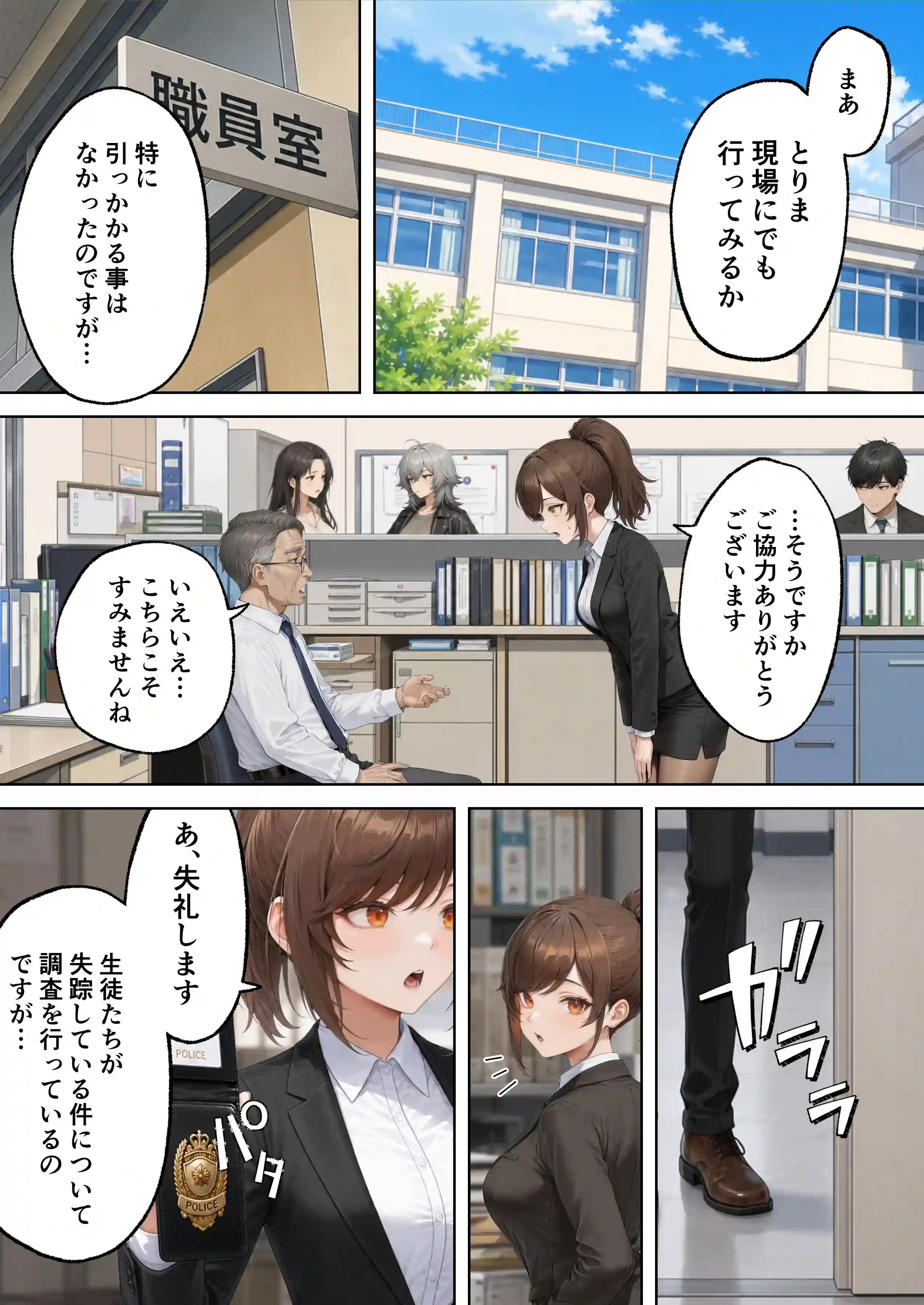 目隠師〜女刑事を連れ去って目隠し拘束調教する男〜【新人刑事肉人形化編】 - 003