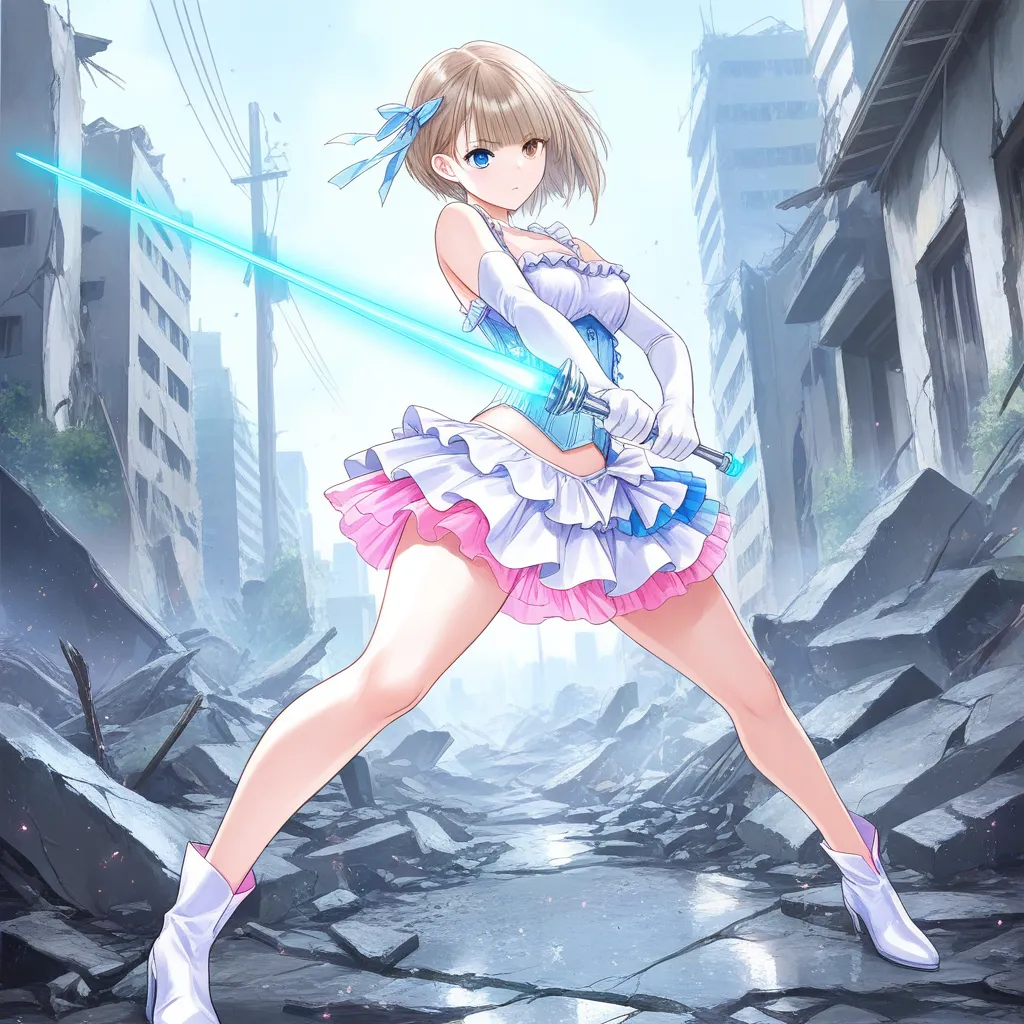 白井日菜子 魔物に襲われる[蒼依92]