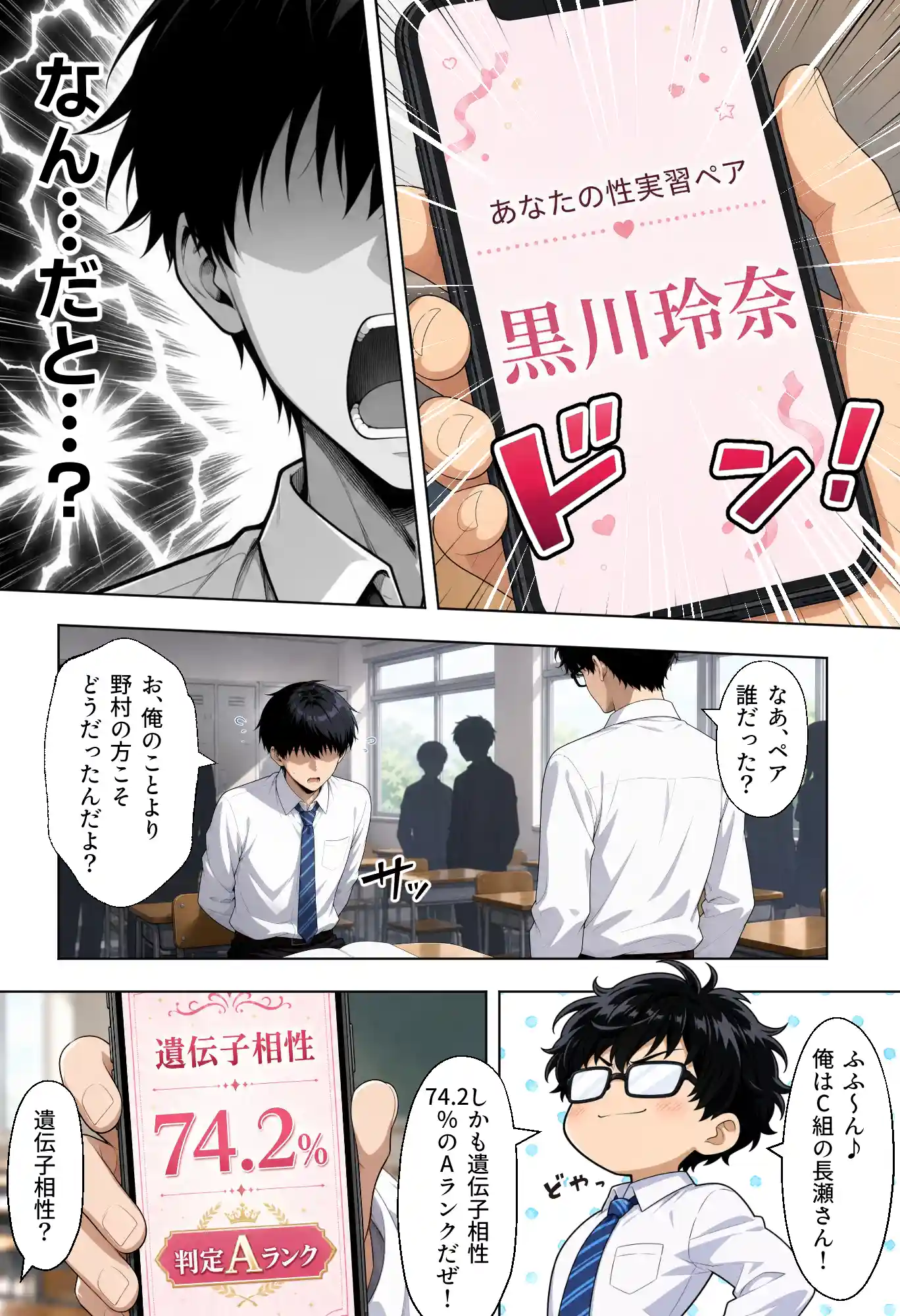 童貞の俺が性実習の授業で彼氏持ち一軍ギャルと遺伝子相性SSSだった件 - 007