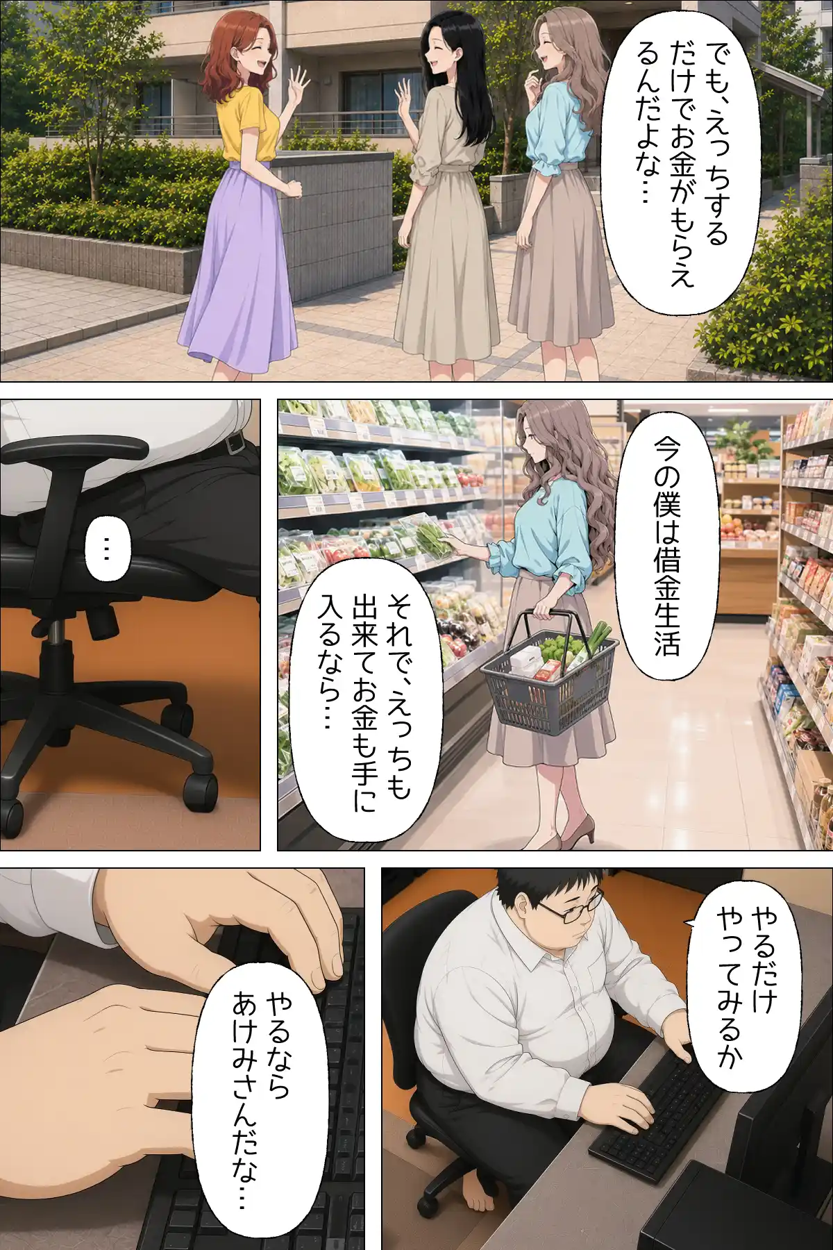【漫画】隣人妻に囲まれて ご近所に住んでいる知り合いの人妻のみ指名できるデリヘル店 - 013
