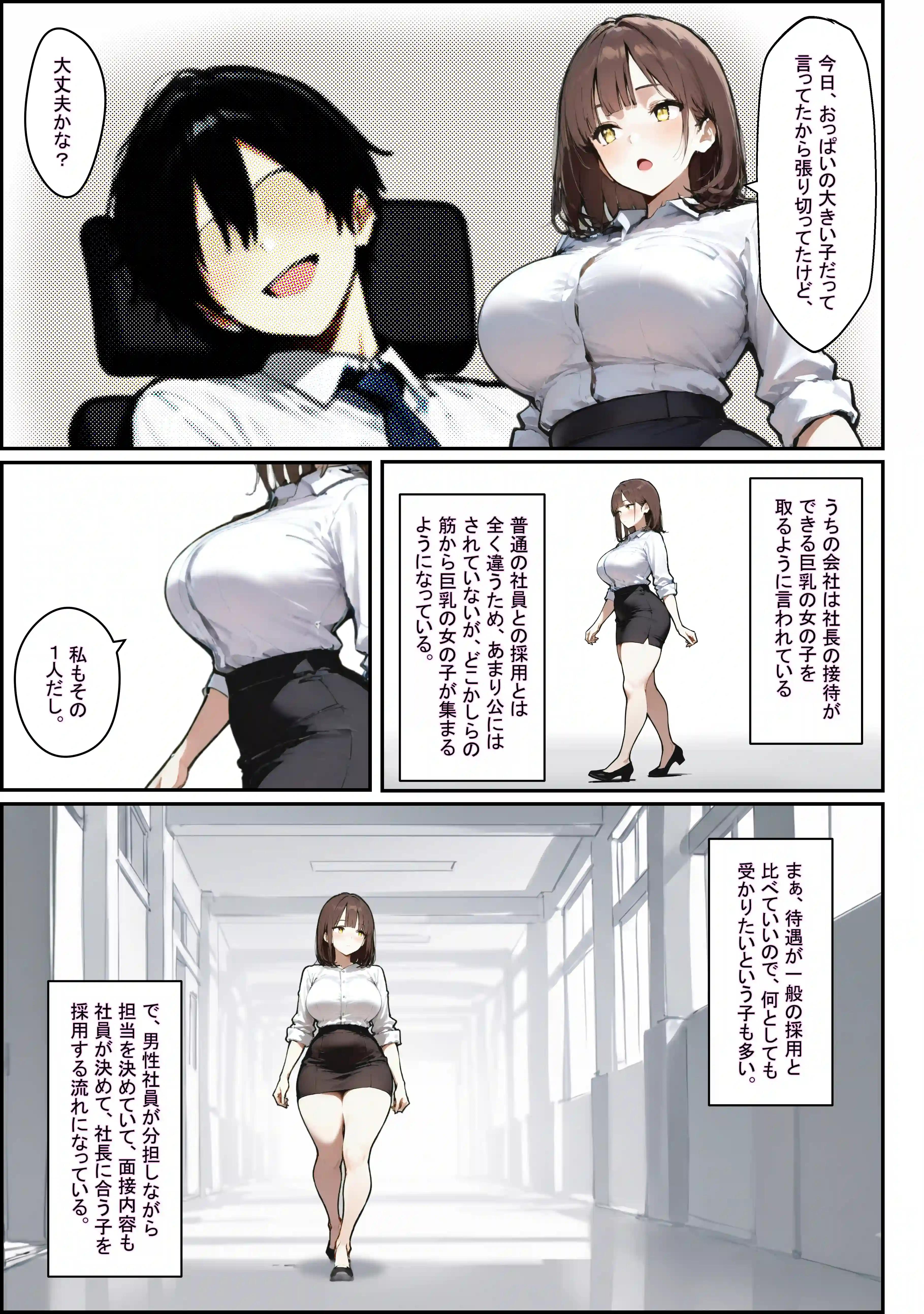 どうせ、セクハラ面接中に中出しSEXで合格にするのに新卒の巨乳があーだのこーだの - 015