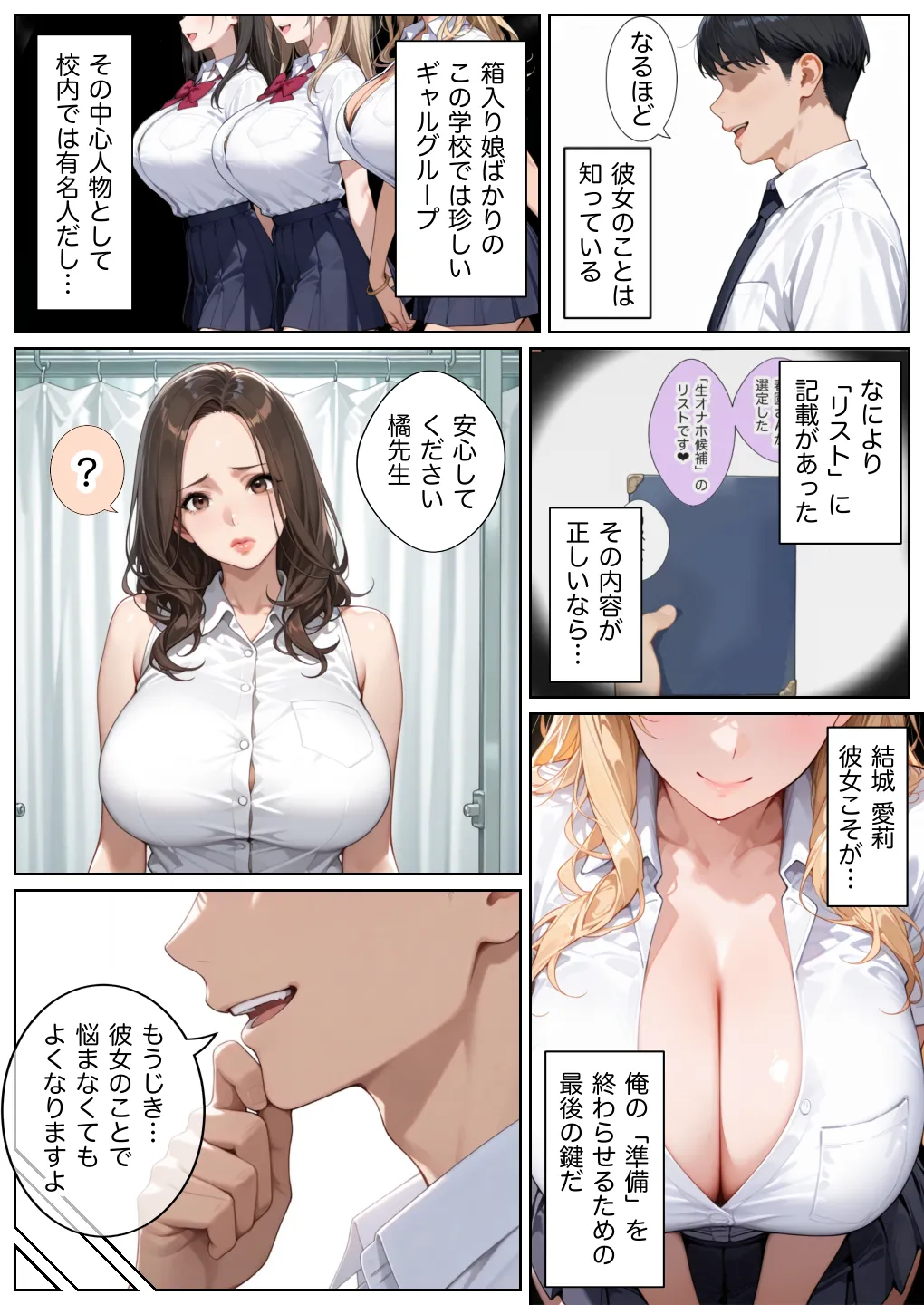 俺しか勃起できない世界4 〜Kカップ爆乳ギャル生徒寝取り＆生オナホ化〜 - 005