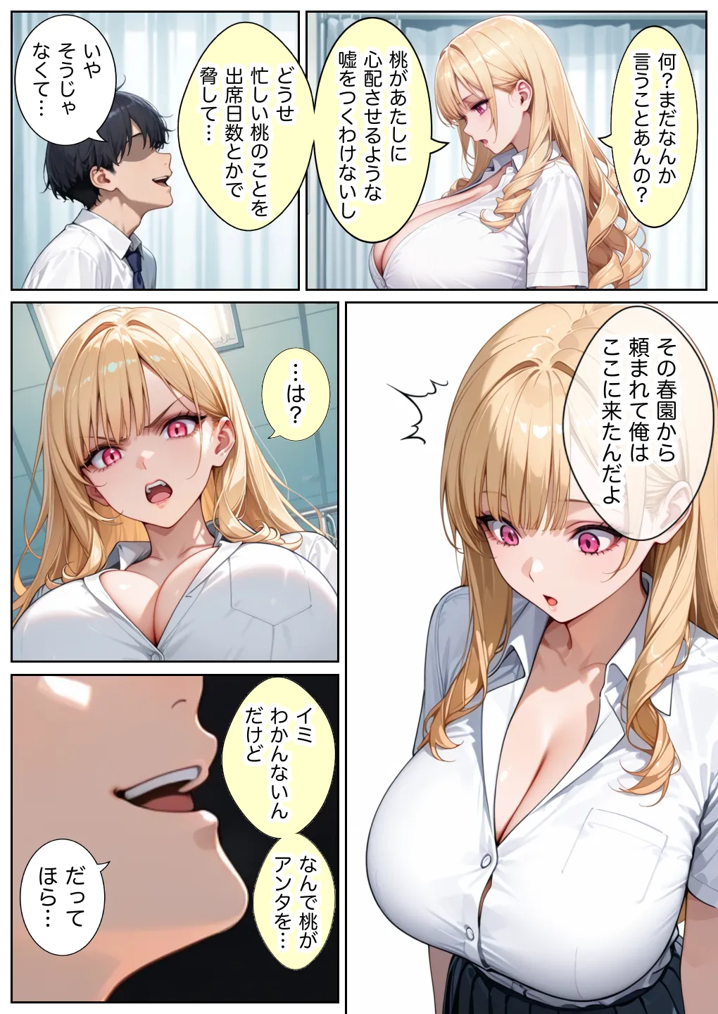 俺しか勃起できない世界4 〜Kカップ爆乳ギャル生徒寝取り＆生オナホ化〜 - 018