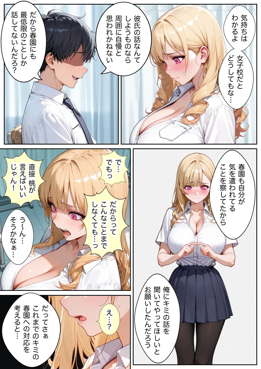 俺しか勃起できない世界4 〜Kカップ爆乳ギャル生徒寝取り＆生オナホ化〜 - 020