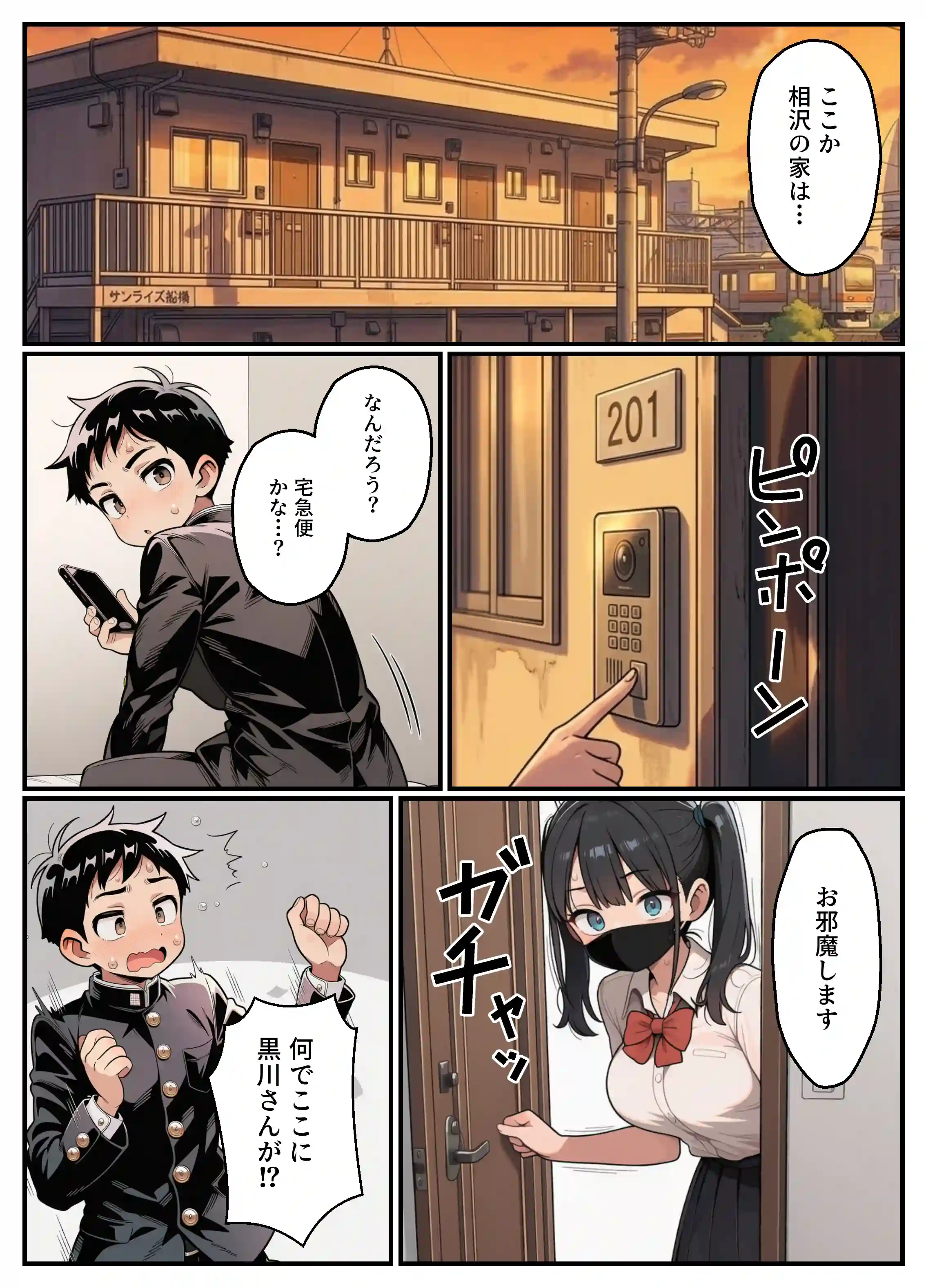 クラスのギャルがボクの家にちんぽ借りにくる件 - 024