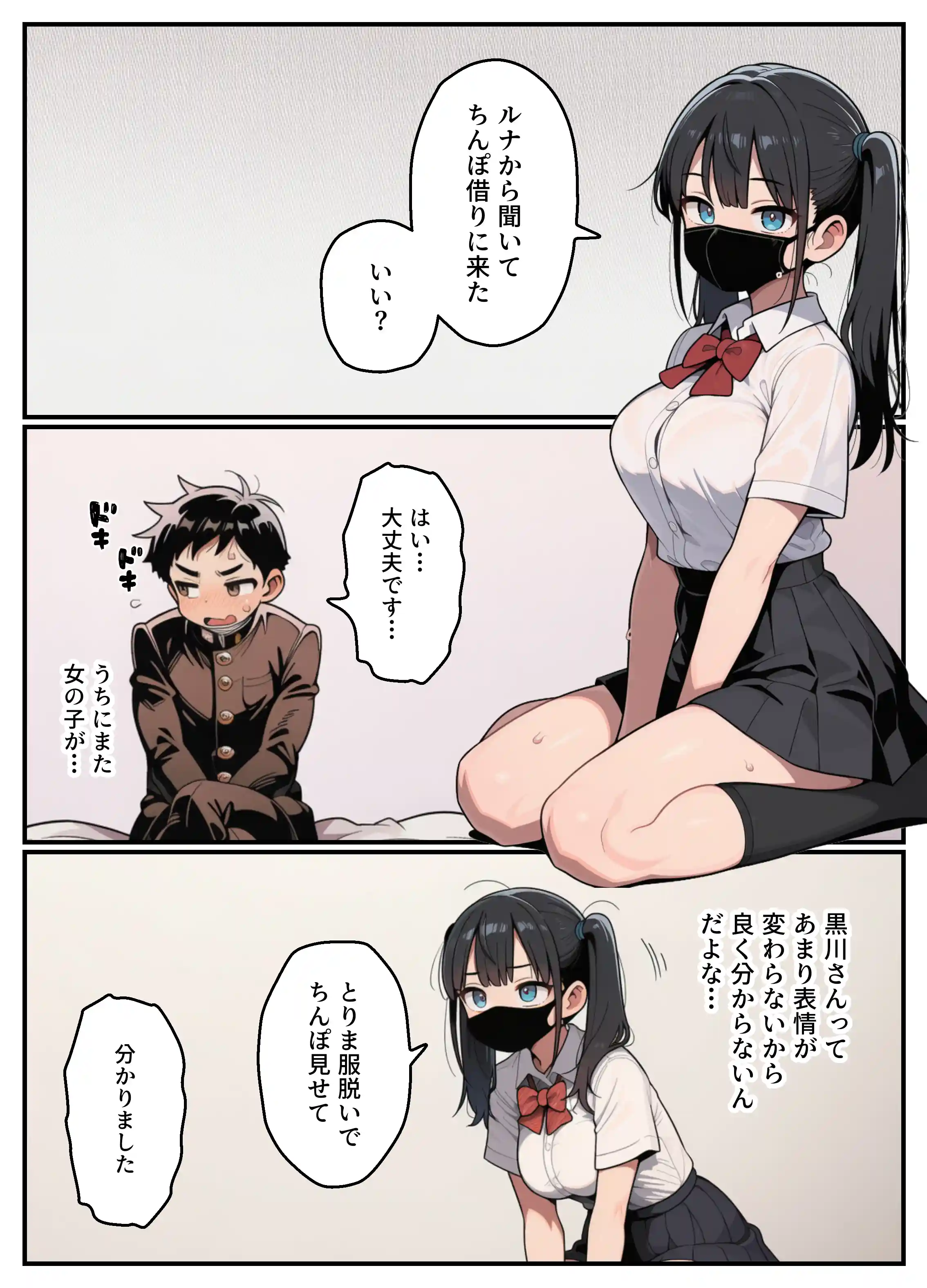 クラスのギャルがボクの家にちんぽ借りにくる件 - 025
